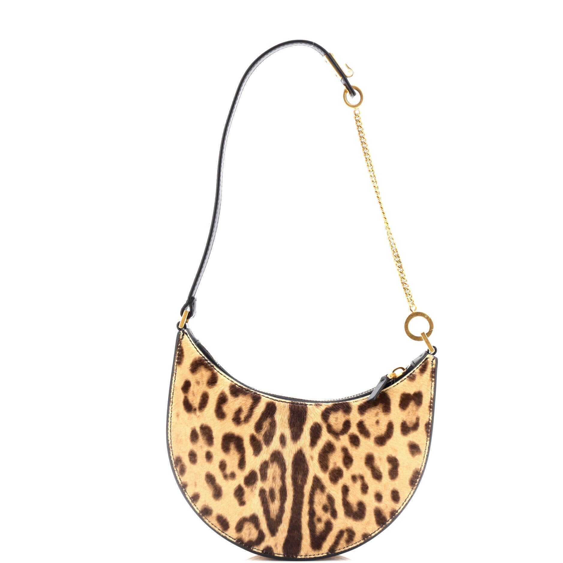 VLogo Hobo Printed Calf Hair Mini