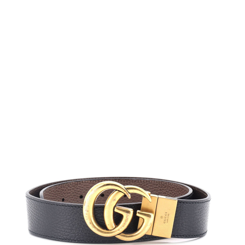 GG Marmont Reversible Belt Leather Wide 80