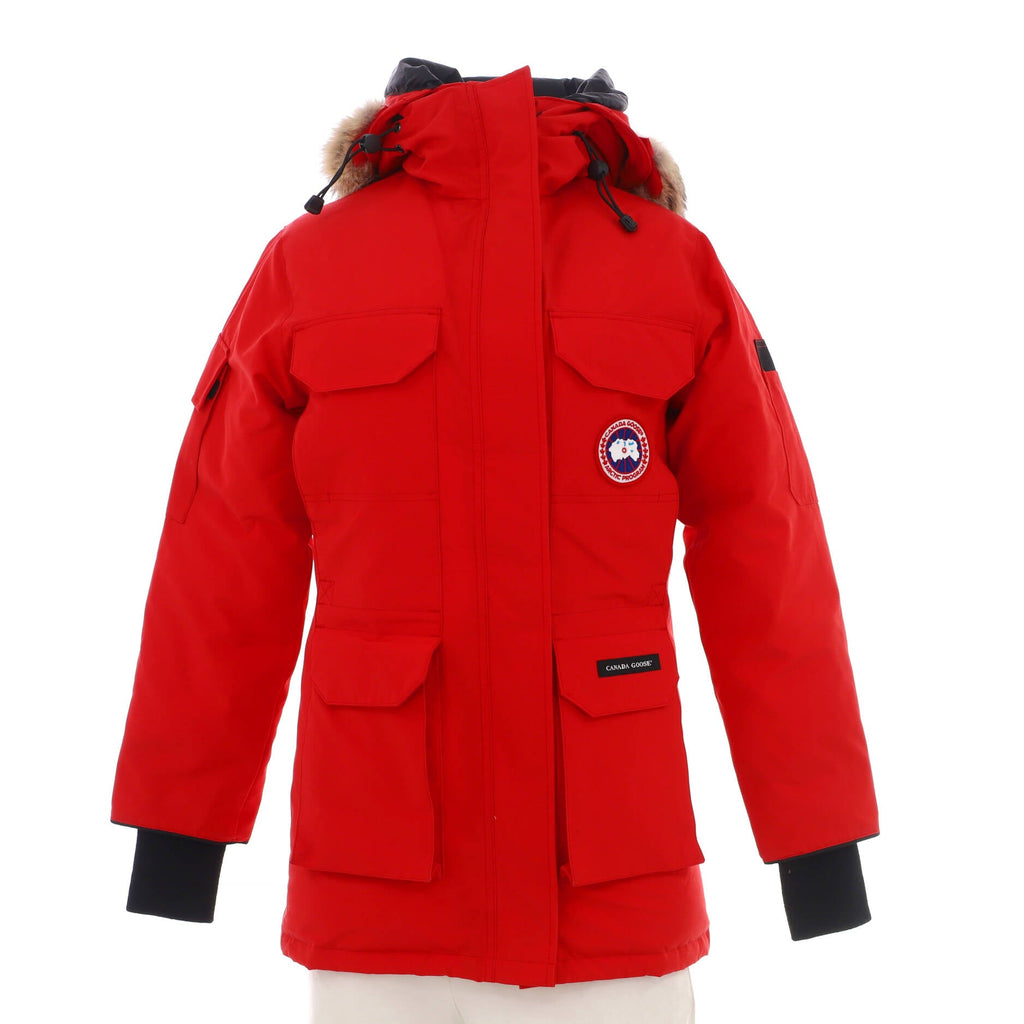 Women's Expedition Parka Polyester Blend with Down and Fur
