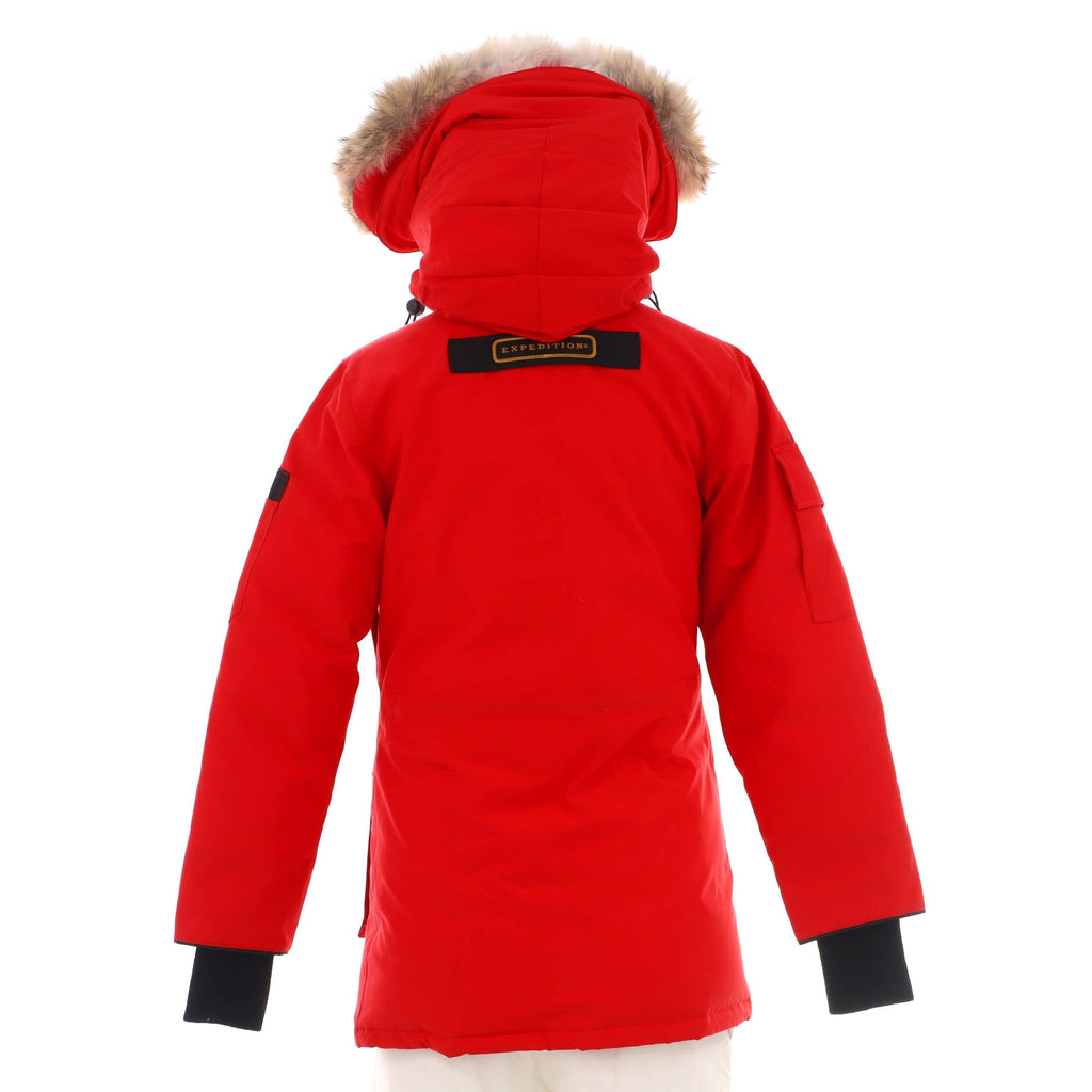 Women's Expedition Parka Polyester Blend with Down and Fur