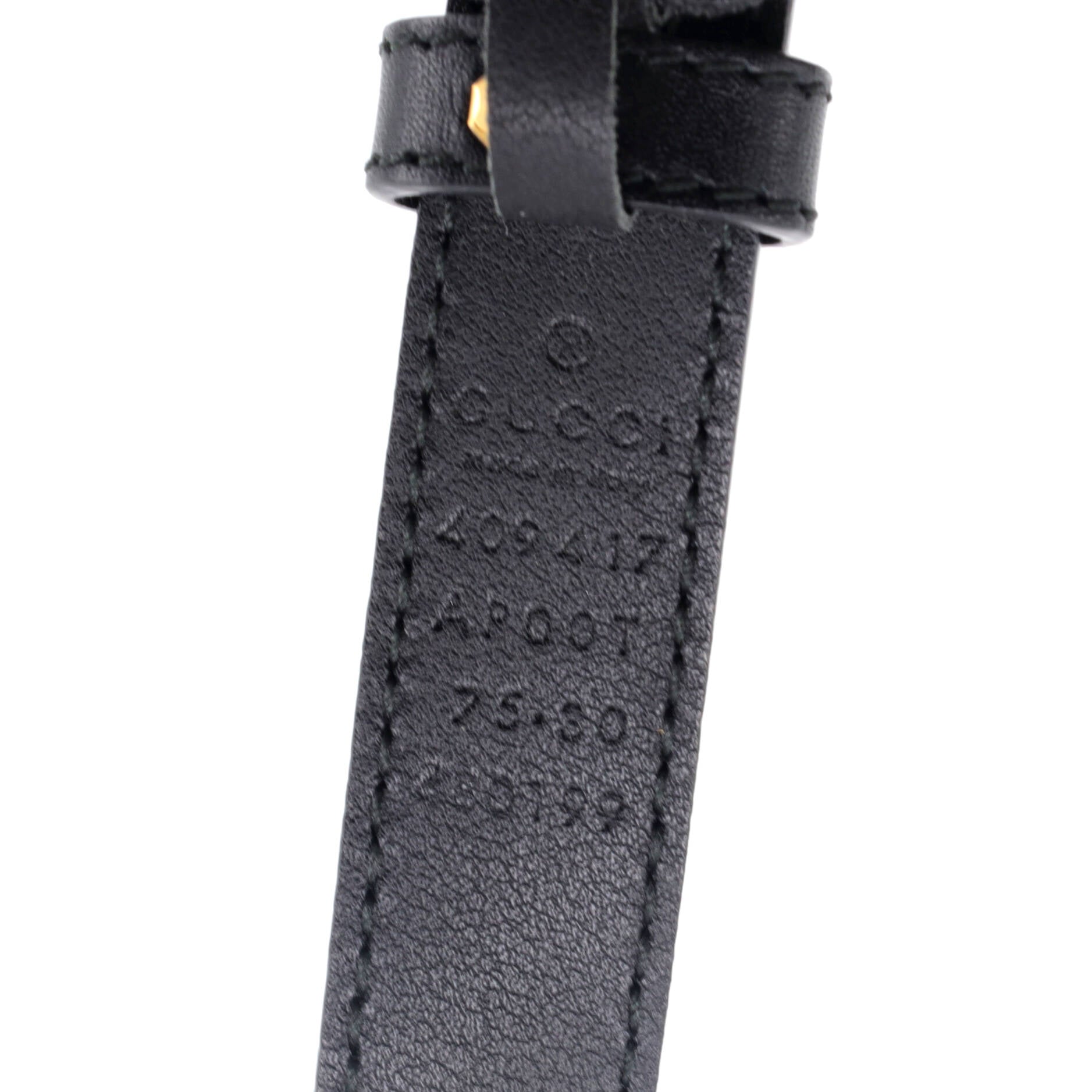 GG Marmont Belt Leather Thin