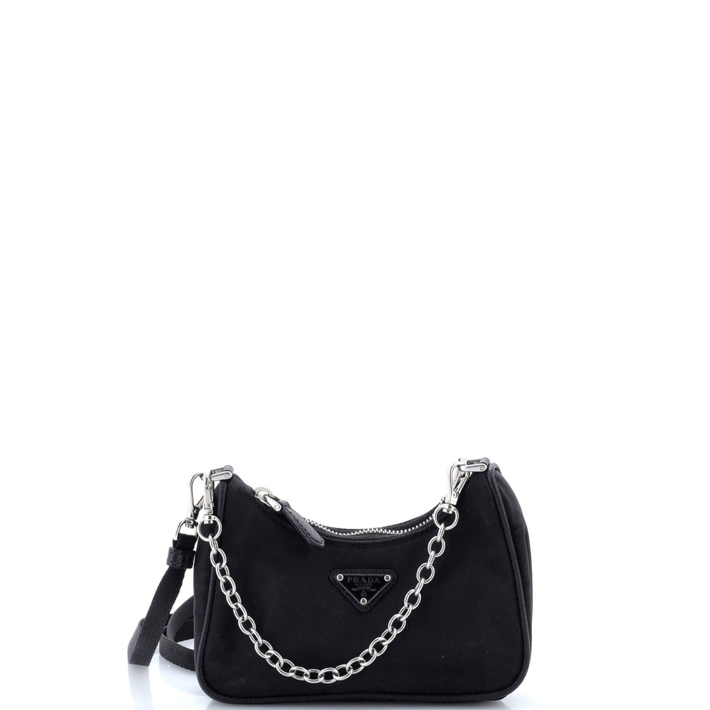 Re-Edition Shoulder Bag Tessuto Mini