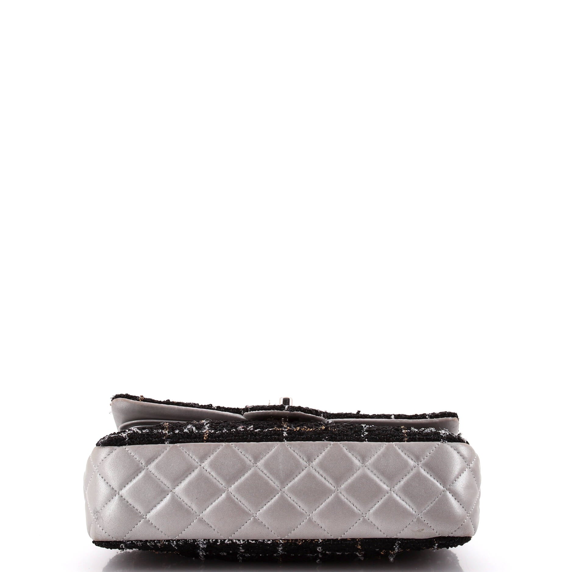 Classic Double Flap Bag Tweed and Quilted Lambskin Medium