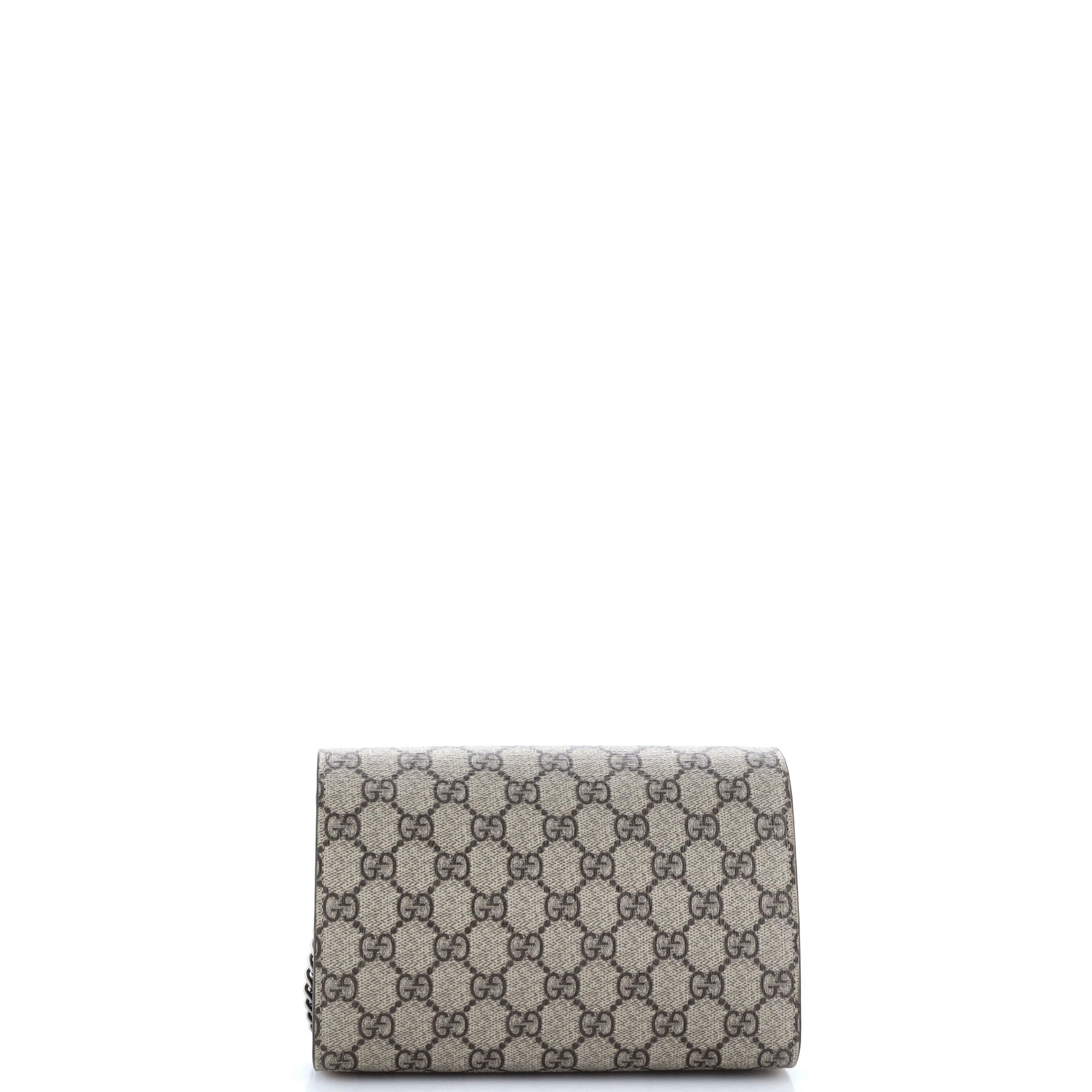 Dionysus Chain Wallet GG Coated Canvas Small