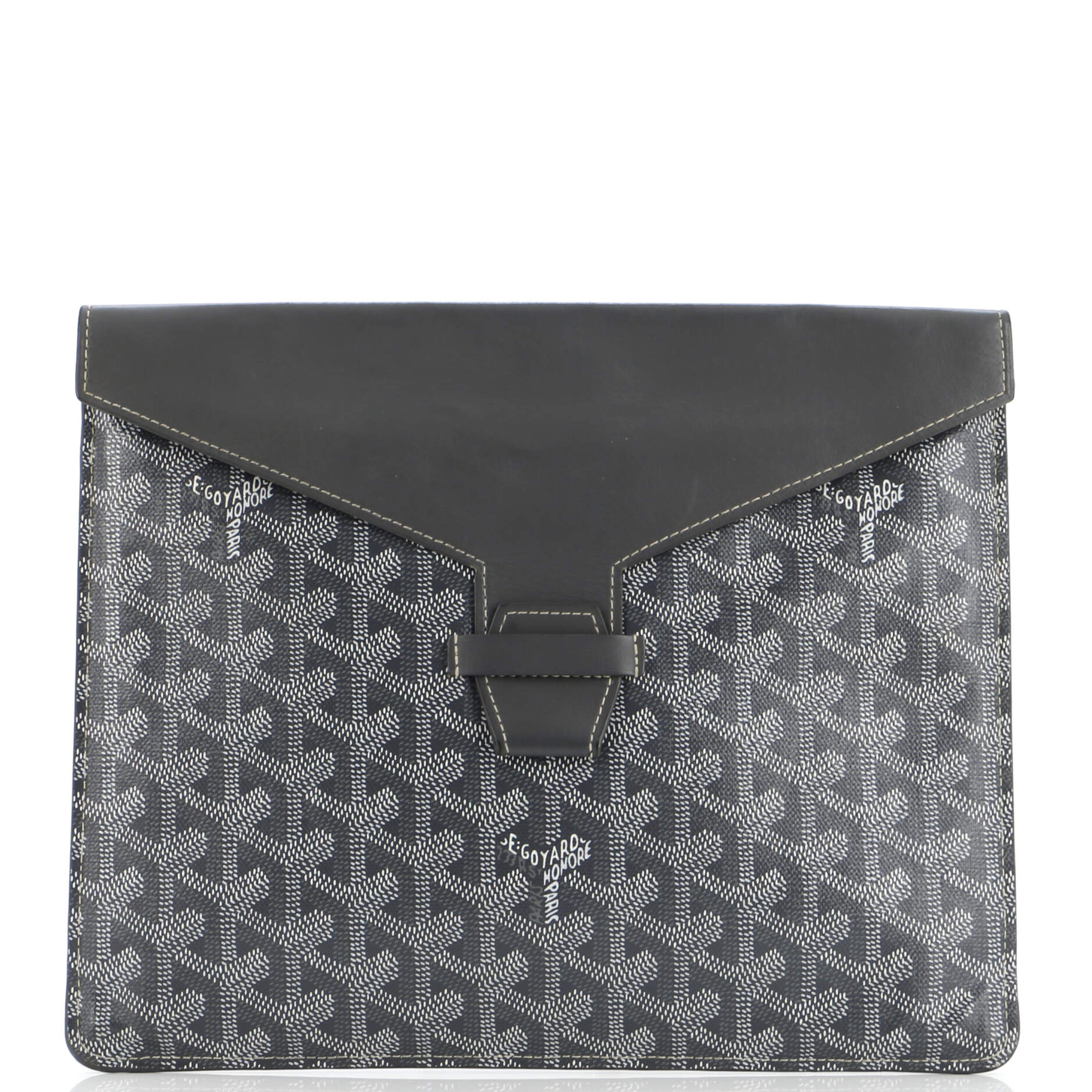 Camondo Horizontal Clutch II Coated Canvas MM