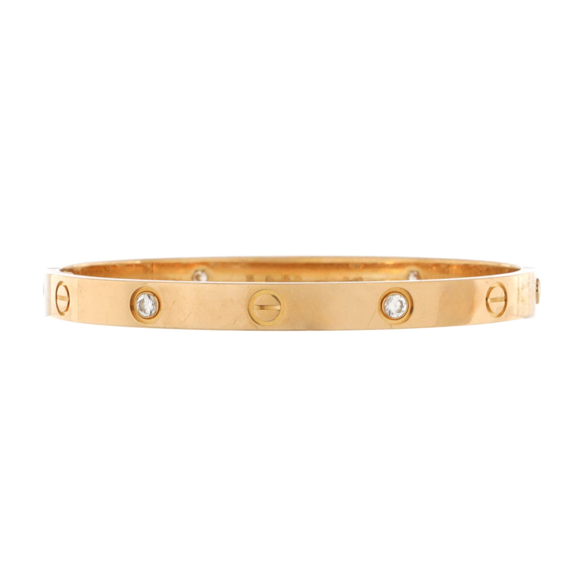 Love 4 Diamond Bracelet 18K Yellow Gold with Diamonds