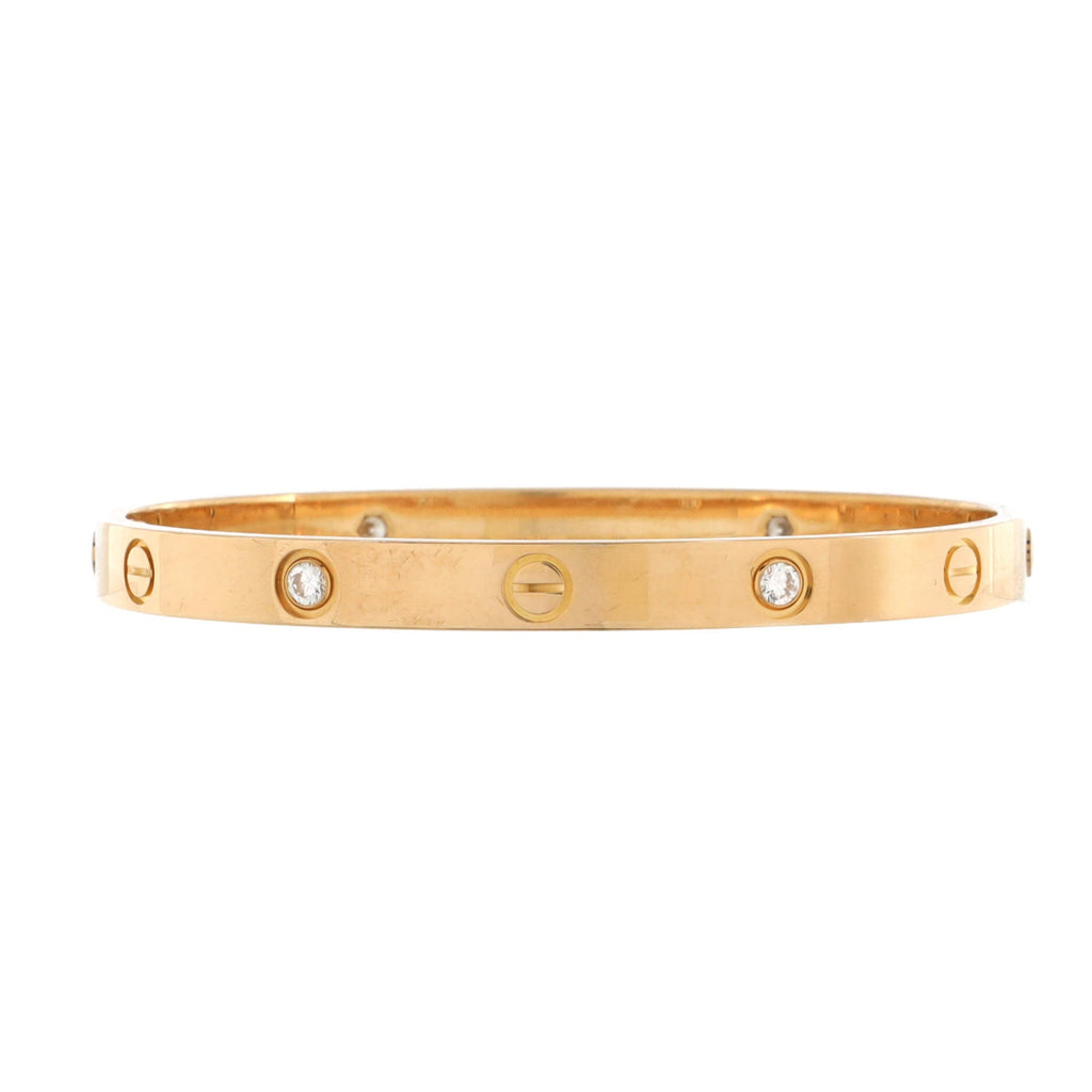 Love 4 Diamond Bracelet 18K Yellow Gold with Diamonds