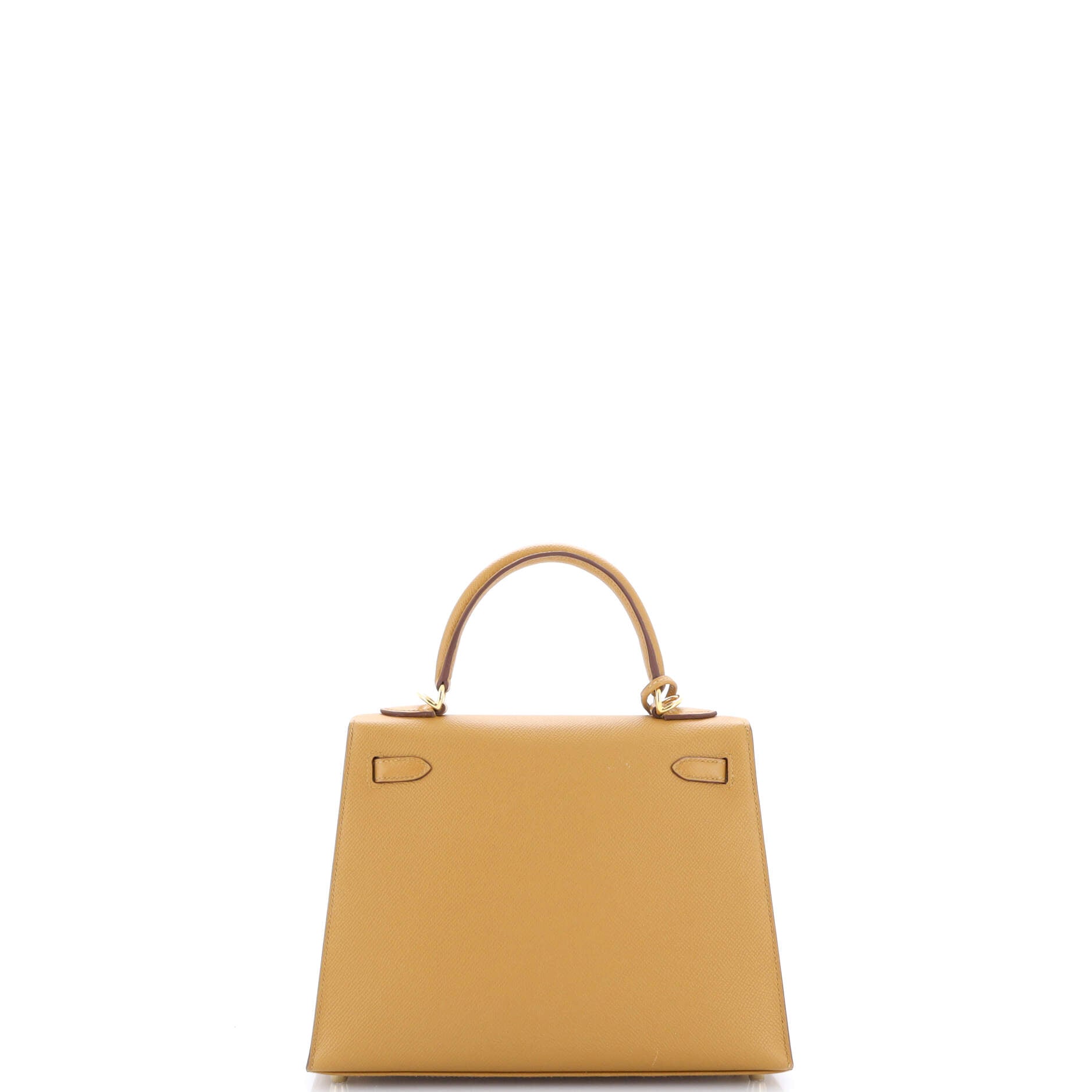 Kelly Handbag Sesame Epsom with Gold Hardware 25
