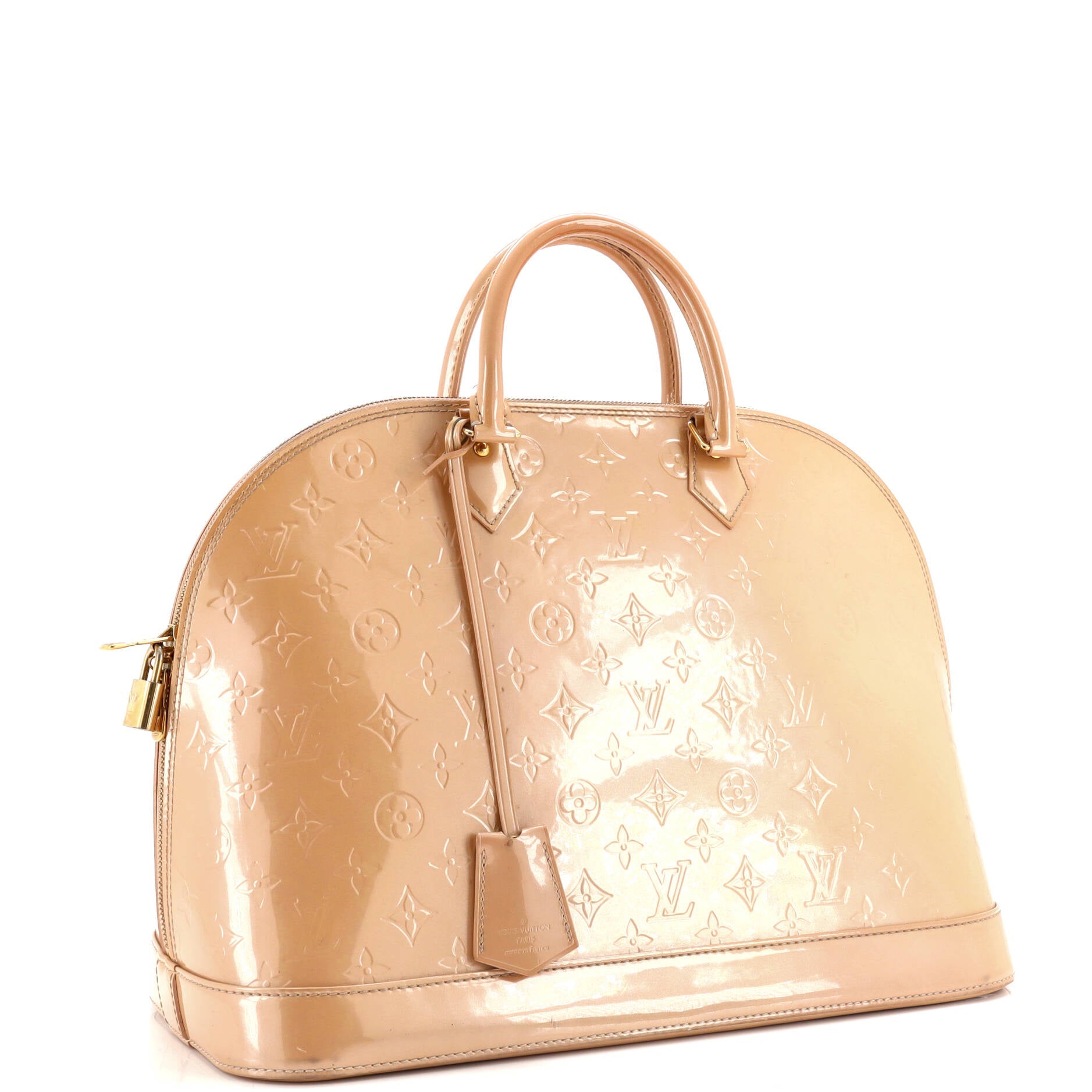 Alma Handbag Monogram Vernis GM