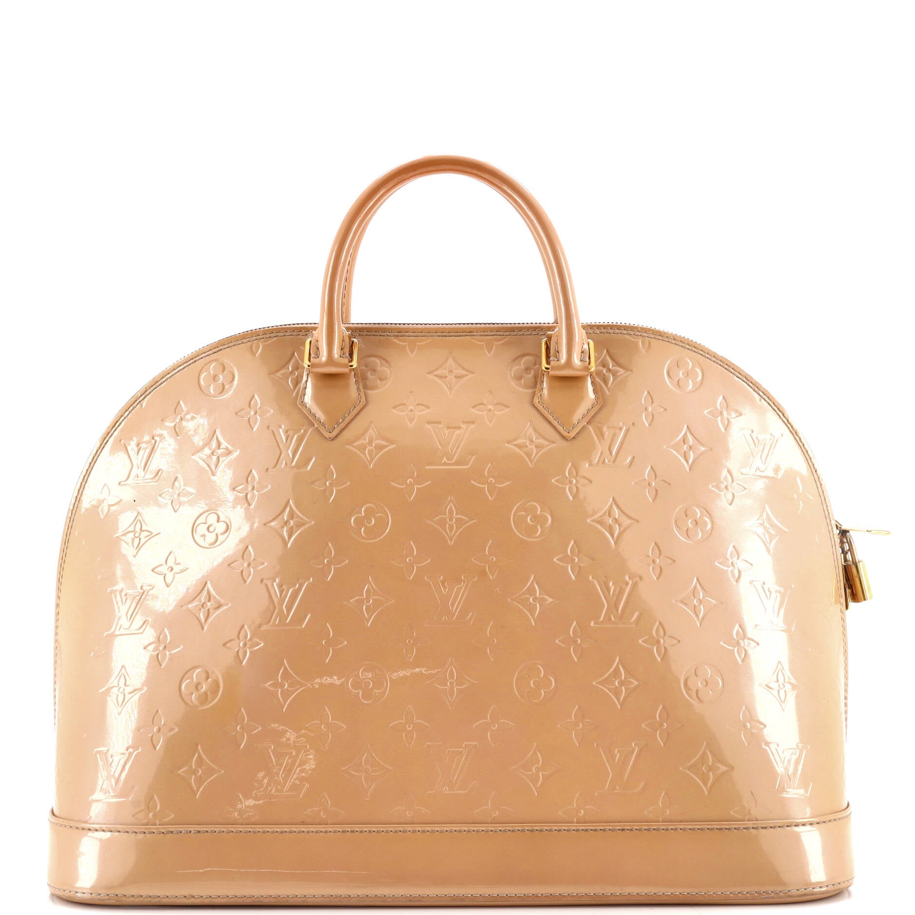 Alma Handbag Monogram Vernis GM