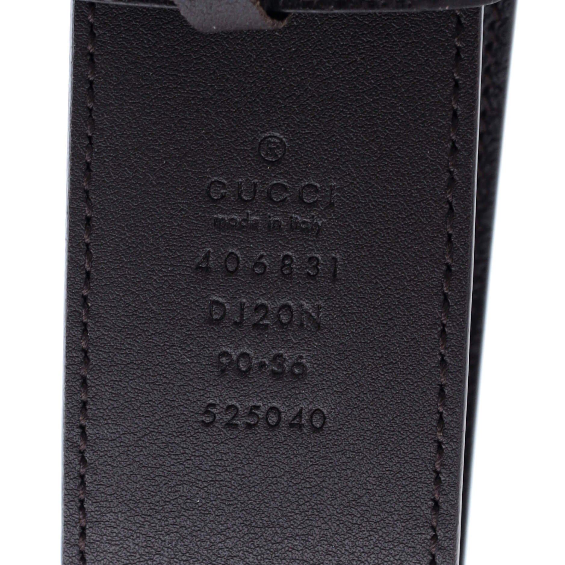 GG Marmont Belt Leather Wide 90