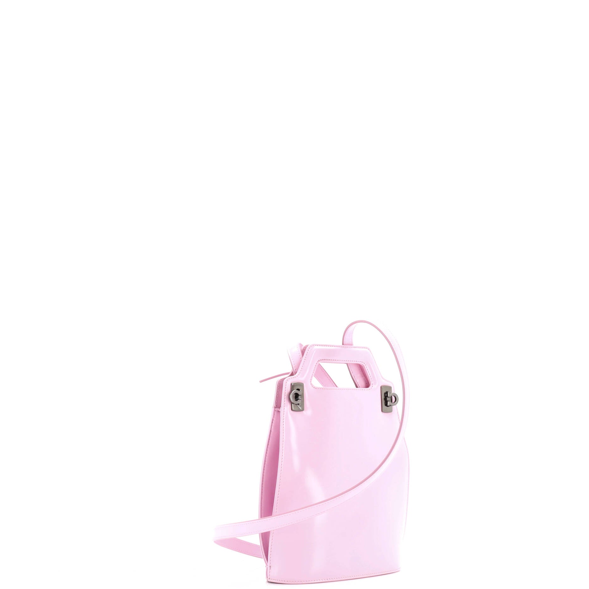 Wanda Top Handle Shoulder Bag Leather North South