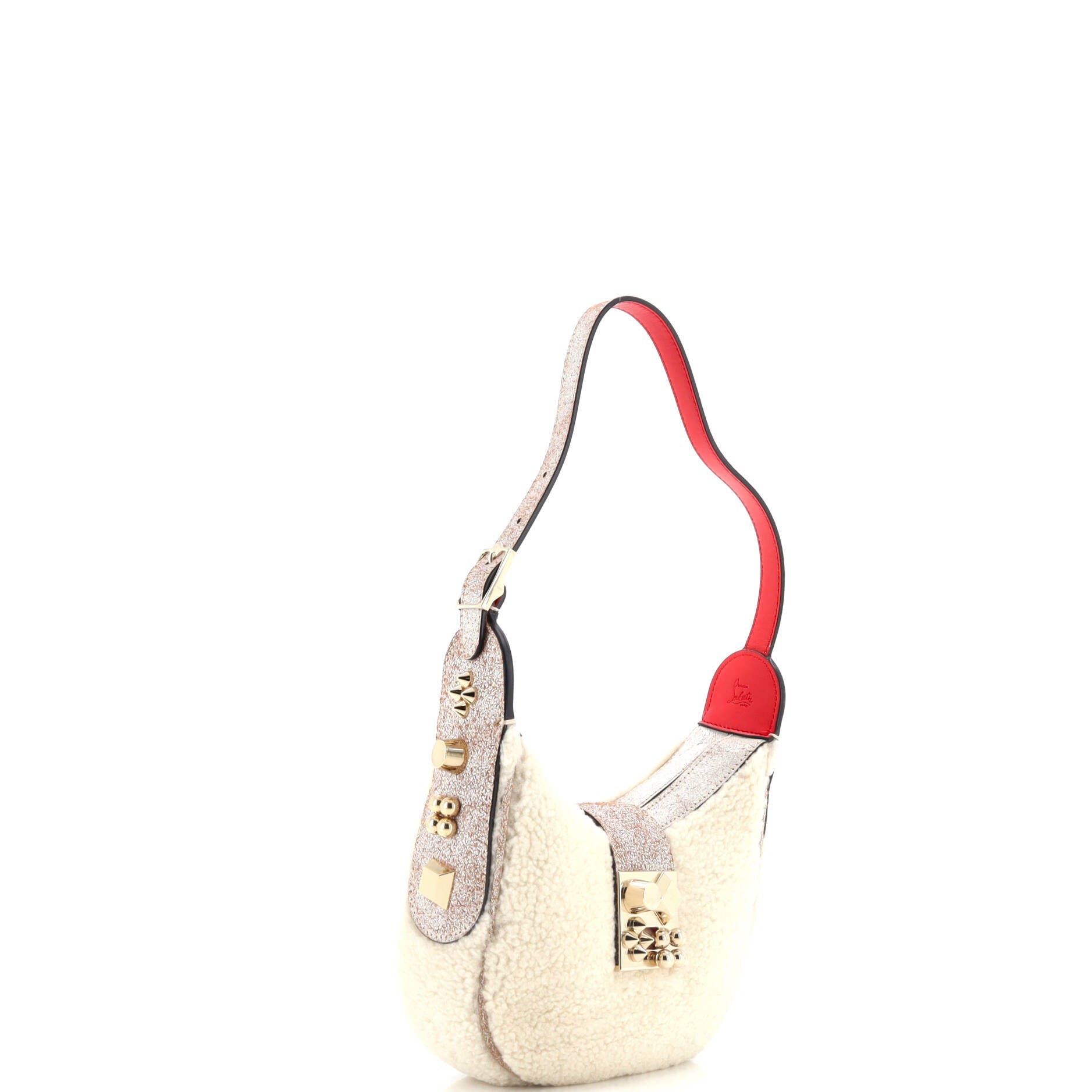 Carasky Hobo Shearling with Leather Mini