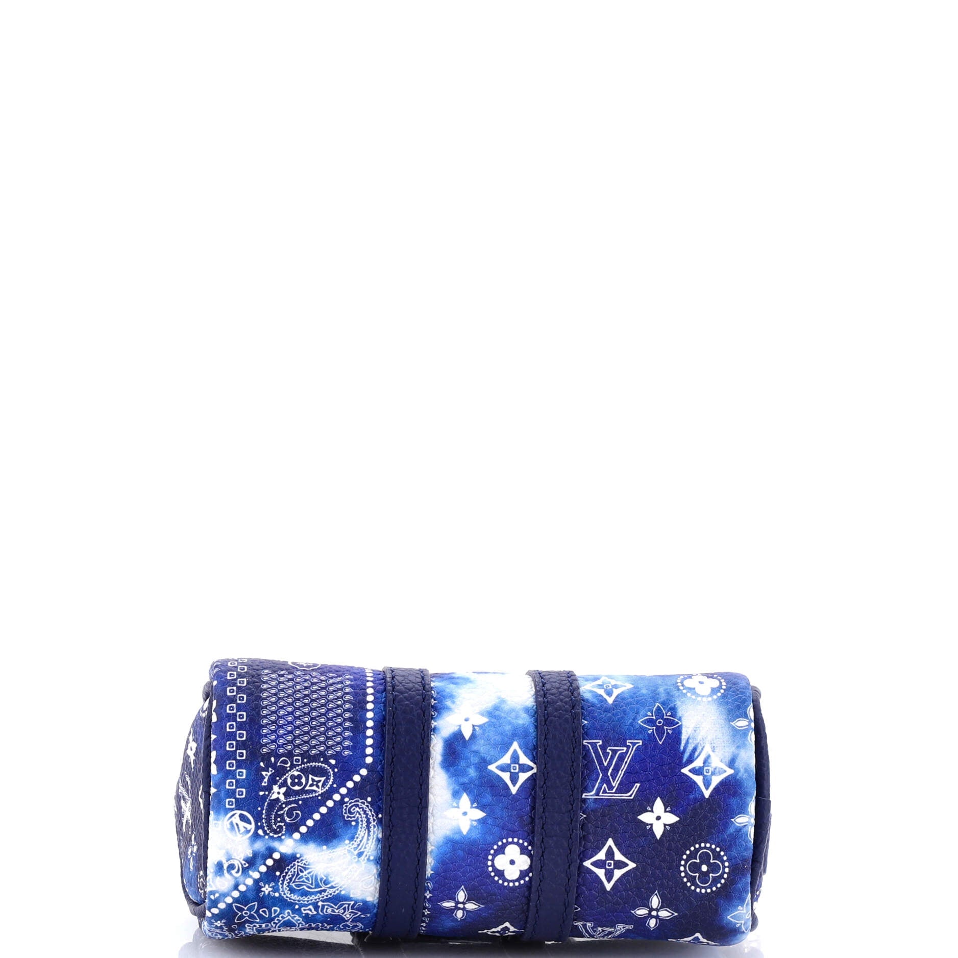 Mini Keepall Bag Charm And Key Holder Limited Edition Monogram Bandana Leather