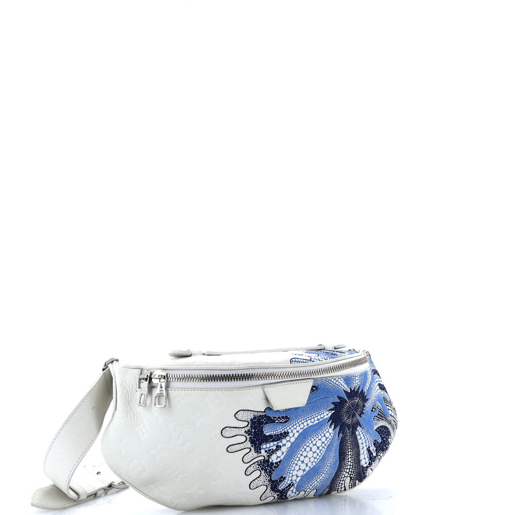 Bum Bag Yayoi Kusama Psychedelic Flower Monogram Taurillon Leather Maxi