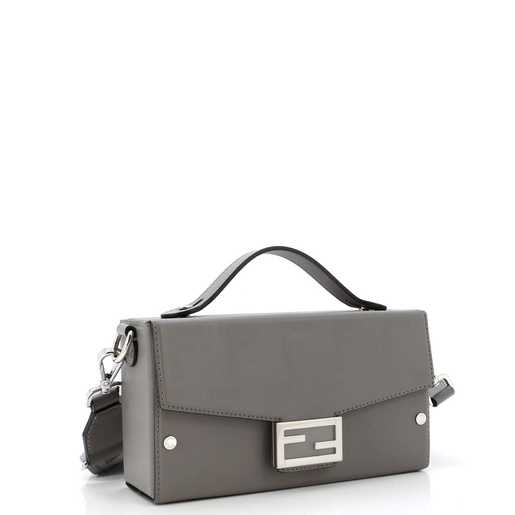 Baguette Soft Trunk Bag Zucca Leather