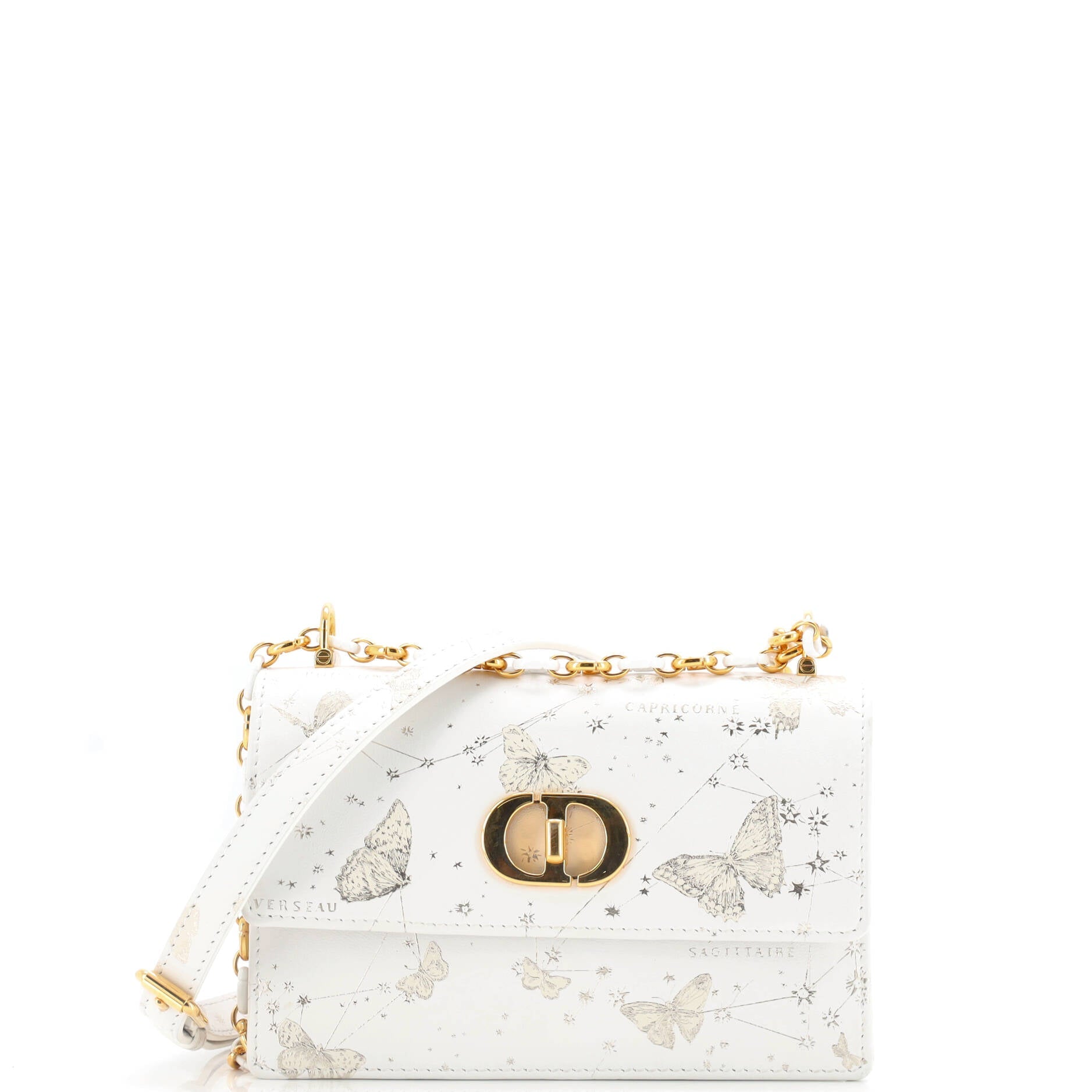 Miss Caro Flap Bag Printed Leather Mini