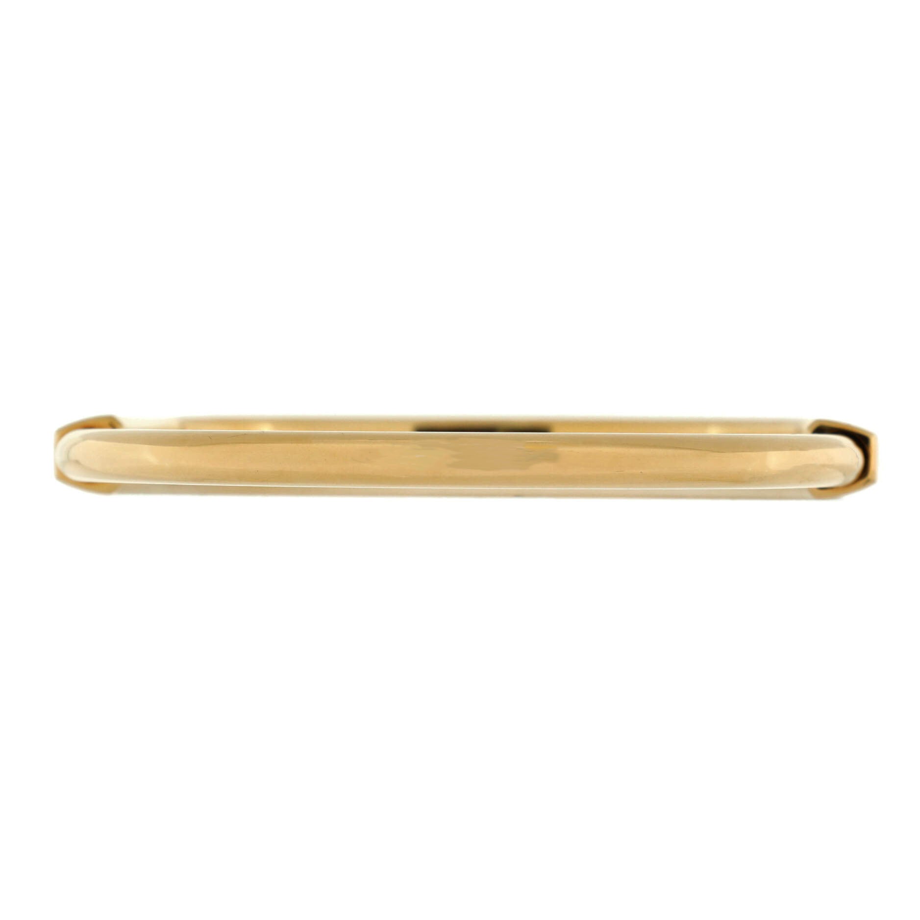 Lock Bangle Bracelet 18K Yellow Gold