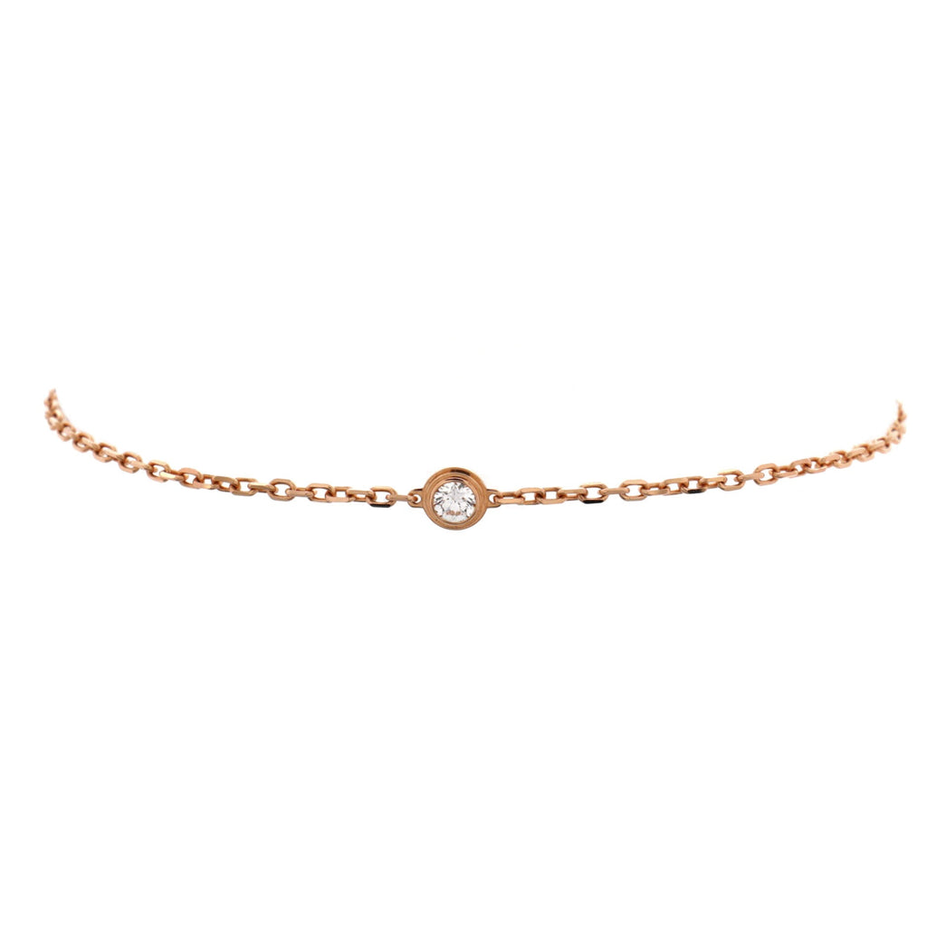 D'Amour Bracelet 18K Rose Gold and Diamond Small