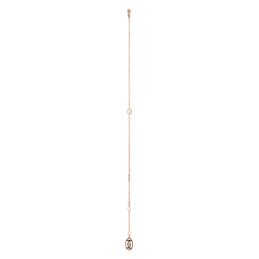 D'Amour Bracelet 18K Rose Gold and Diamond Small