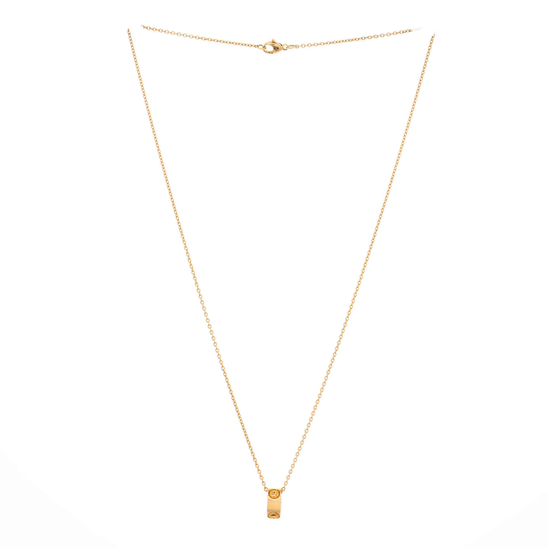 Empreinte Pendant Necklace 18K Yellow Gold