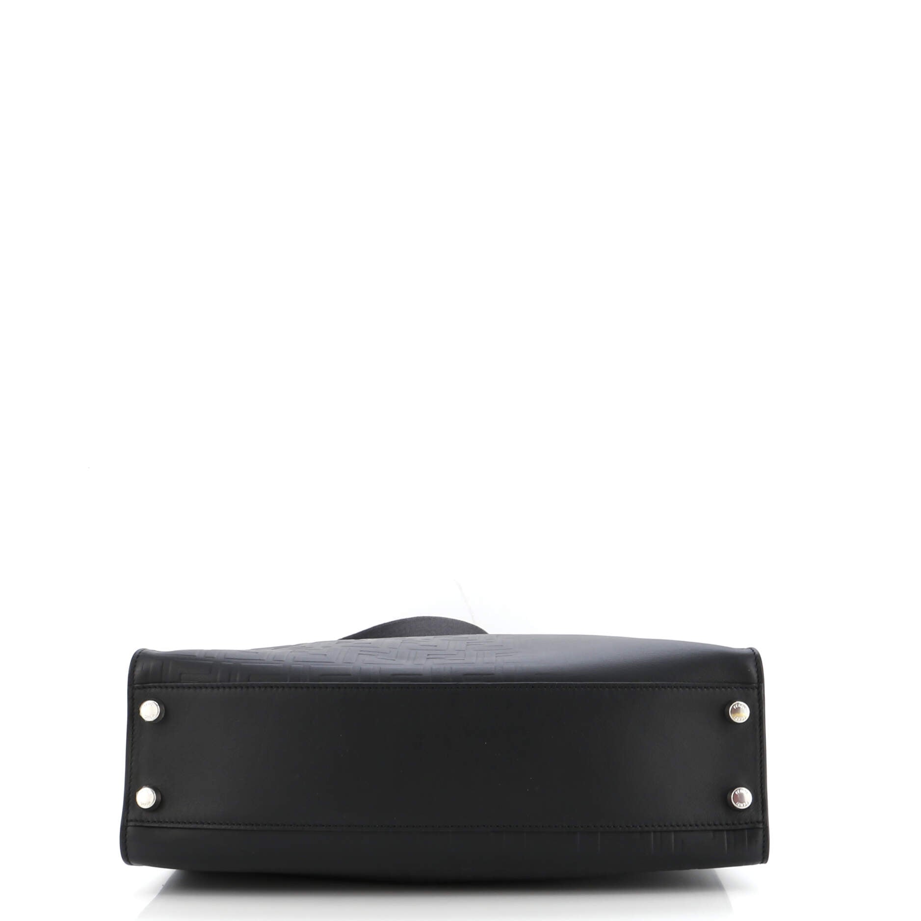 Peekaboo X-Lite Fit Bag Leather with Zucca Embossed Detail