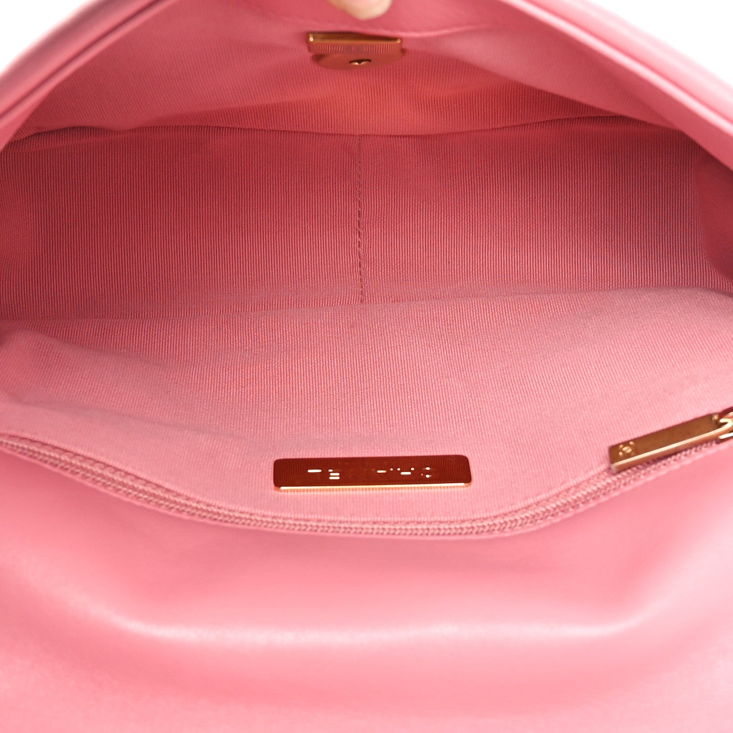 Lambskin Quilted Medium Chanel 19 Flap Pink