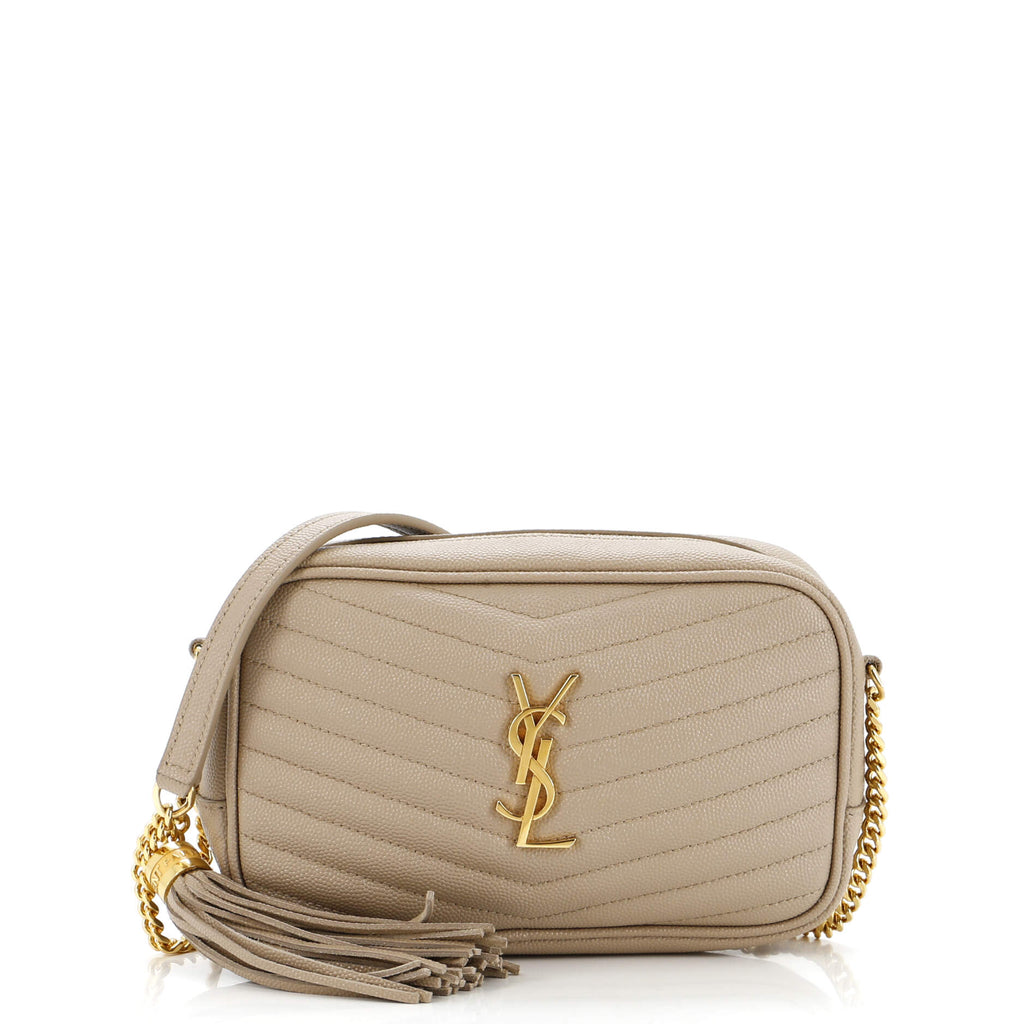 Lou Camera Bag Matelasse Chevron Leather Mini