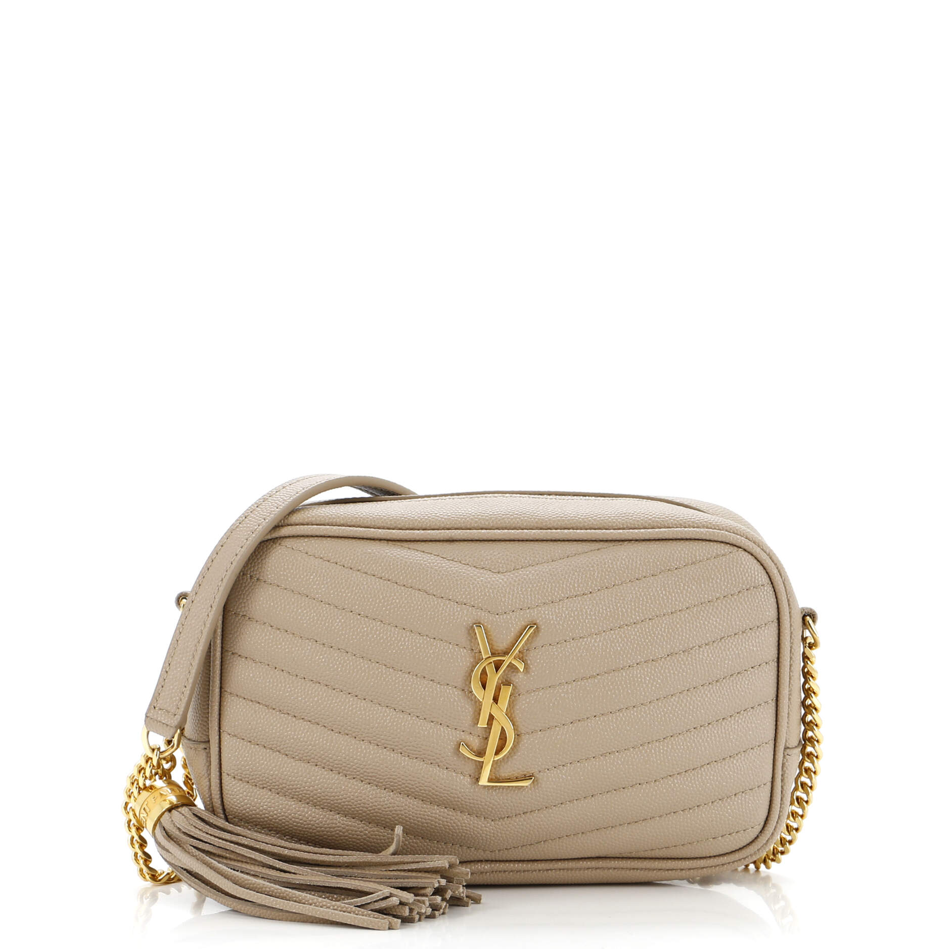 Lou Camera Bag Matelasse Chevron Leather Mini