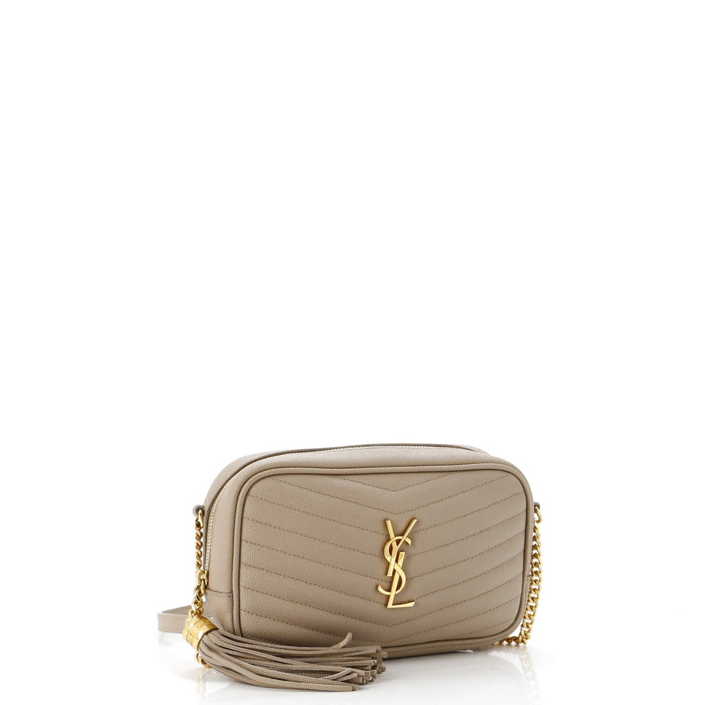 Lou Camera Bag Matelasse Chevron Leather Mini