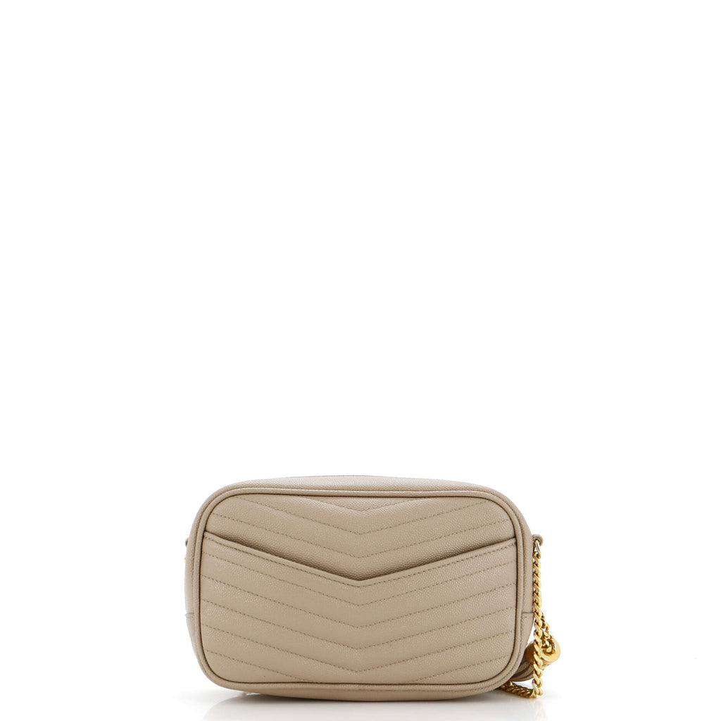Lou Camera Bag Matelasse Chevron Leather Mini
