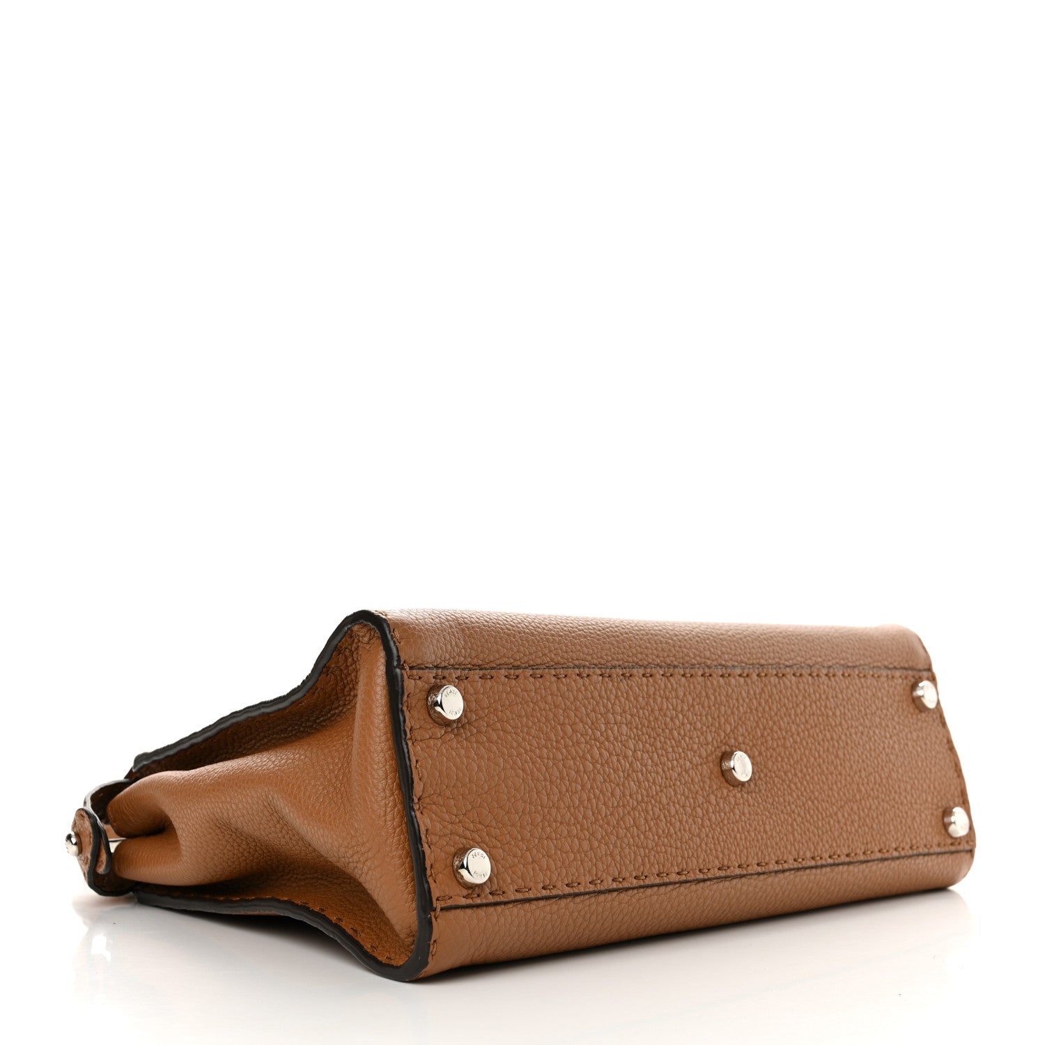 Cuoio Romano Selleria Bi-Color Medium Peekaboo Iconic Satchel Mou Deserto