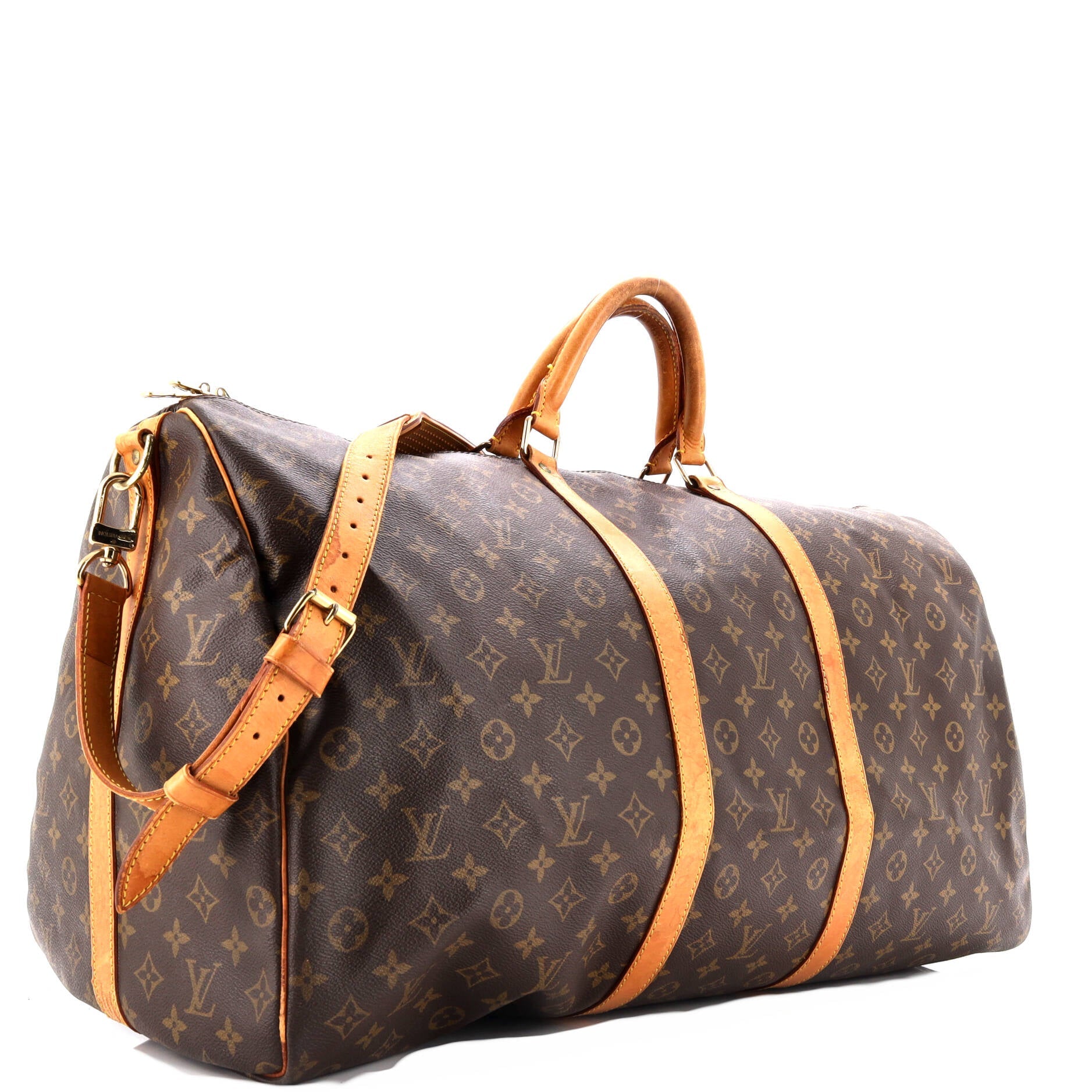 Keepall Bandouliere Bag Monogram Canvas 55