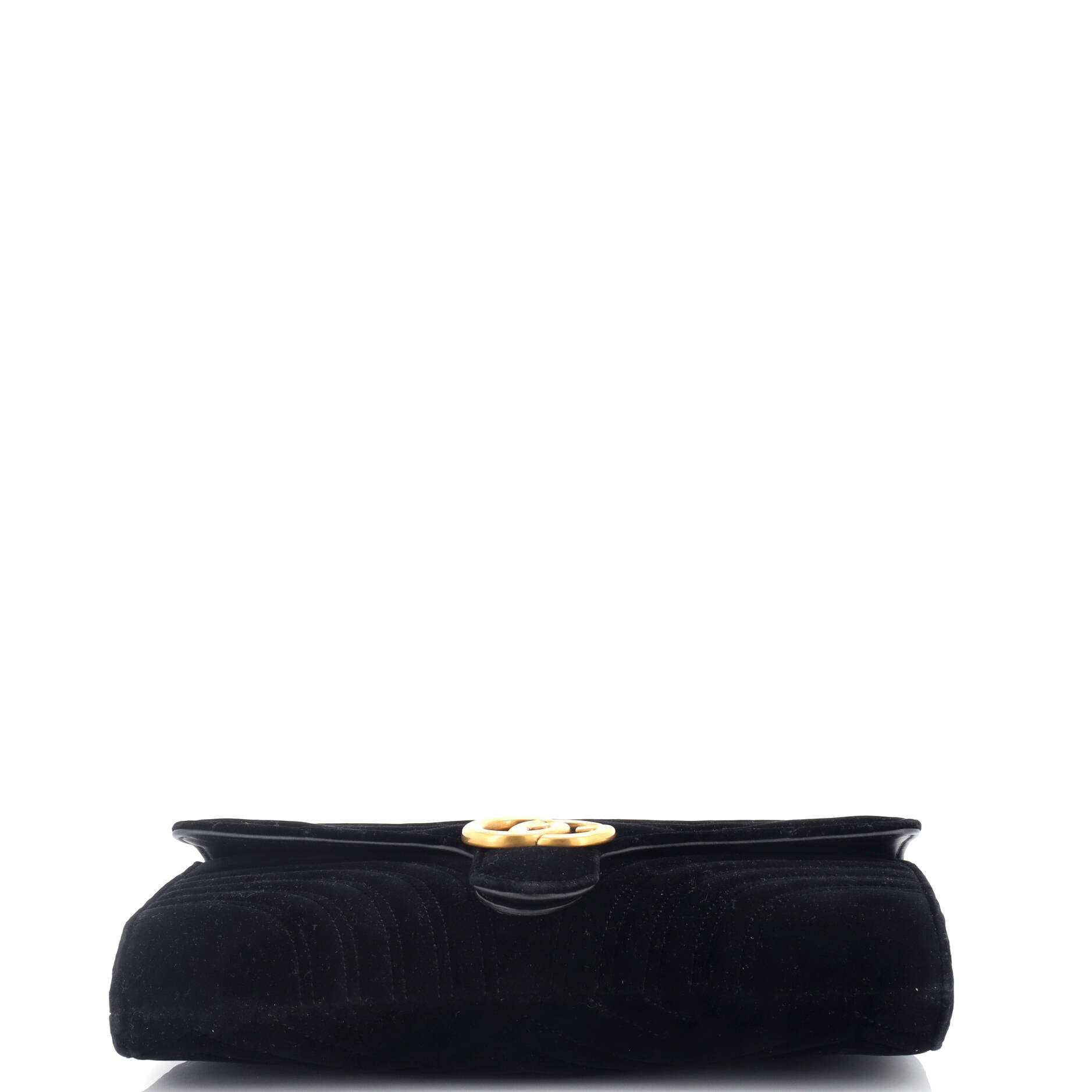 GG Marmont Flap Clutch Matelasse Velvet
