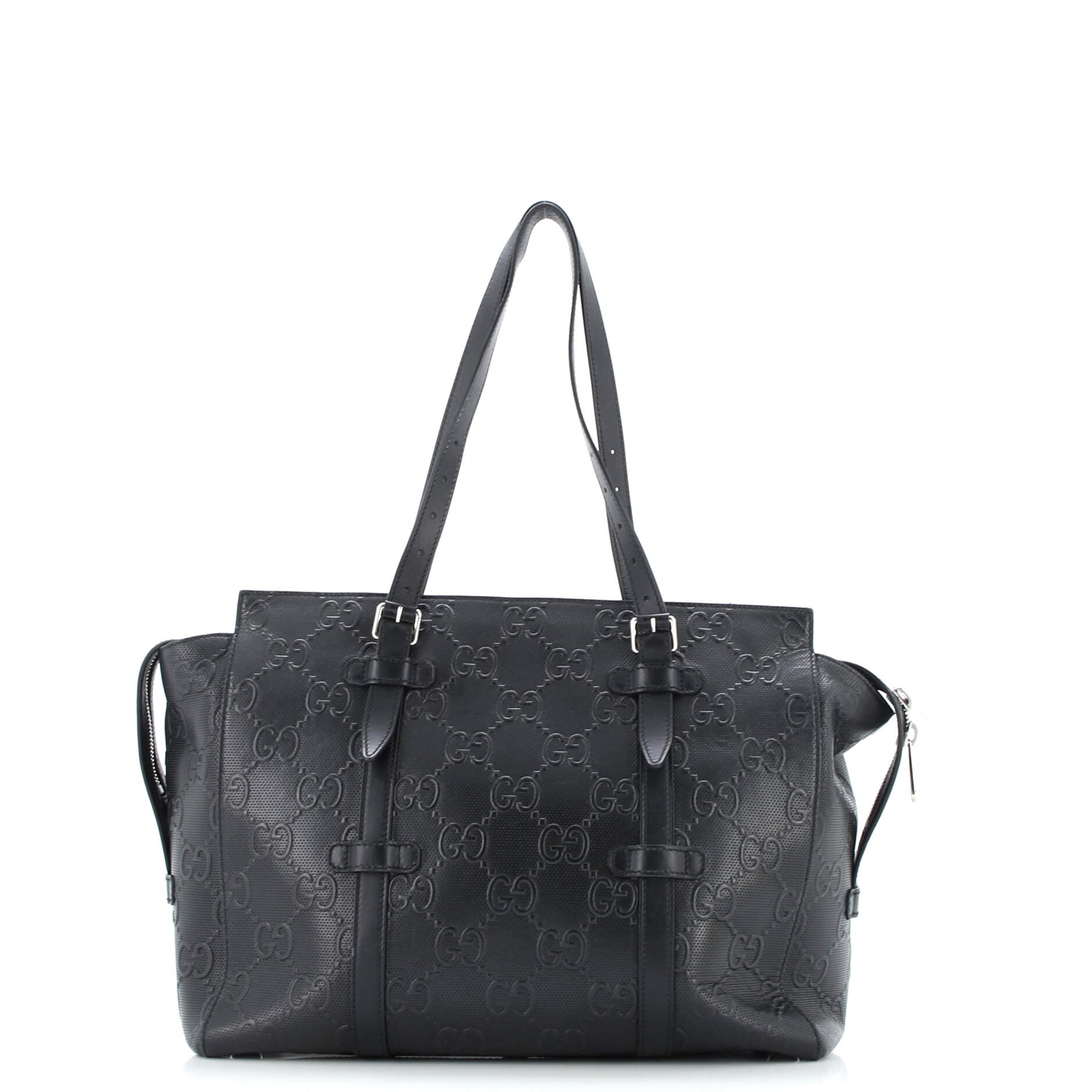 Tote Bag GG Embossed Perforated Leather