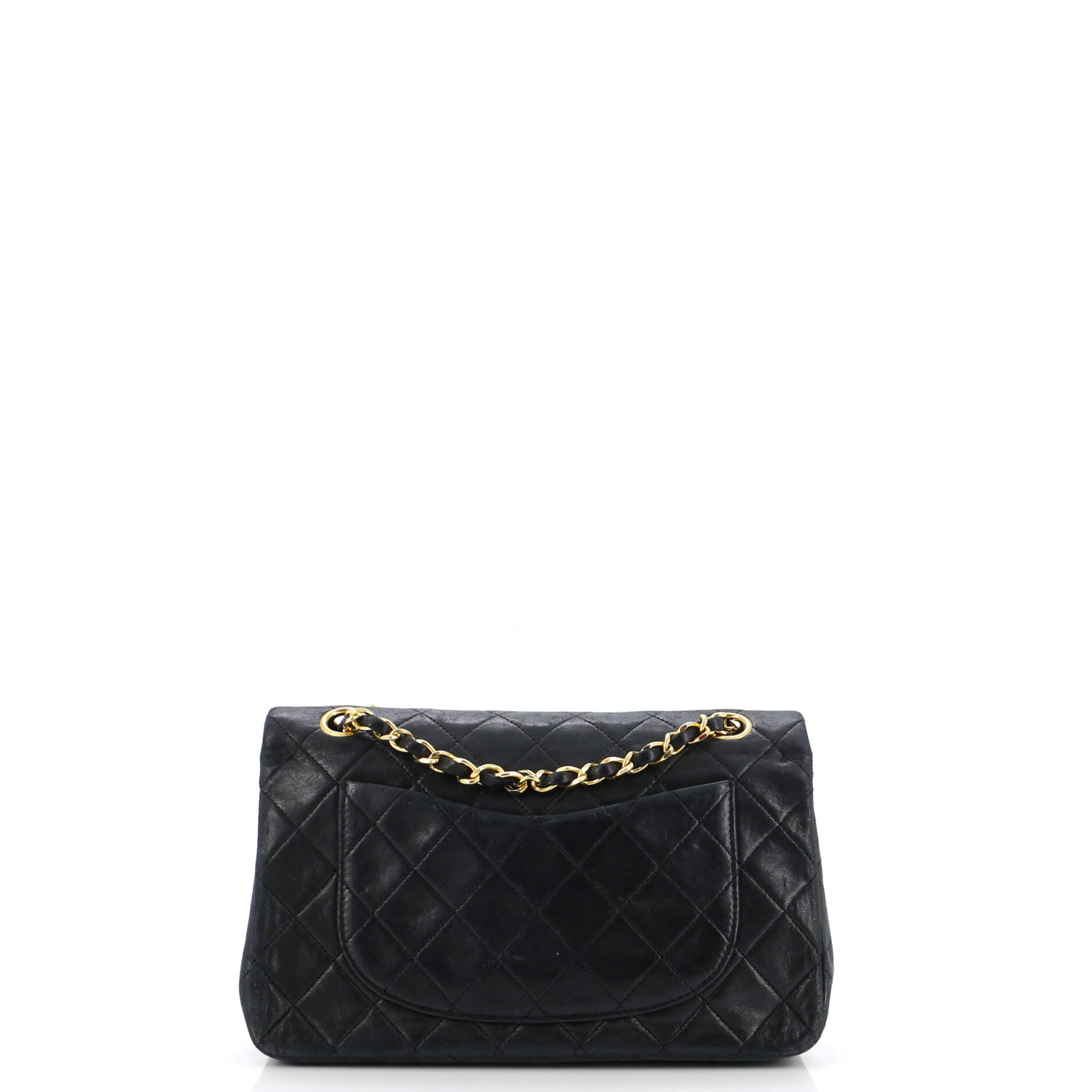 Vintage Classic Double Flap Bag Quilted Lambskin Small
