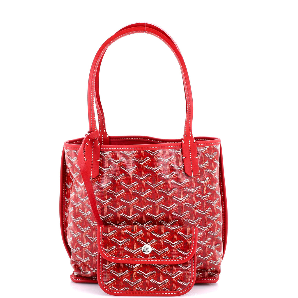 Anjou Reversible Tote Coated Canvas Mini