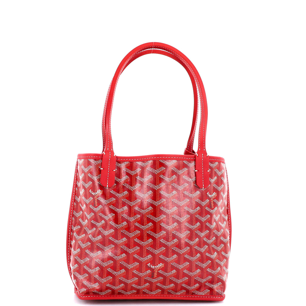 Anjou Reversible Tote Coated Canvas Mini