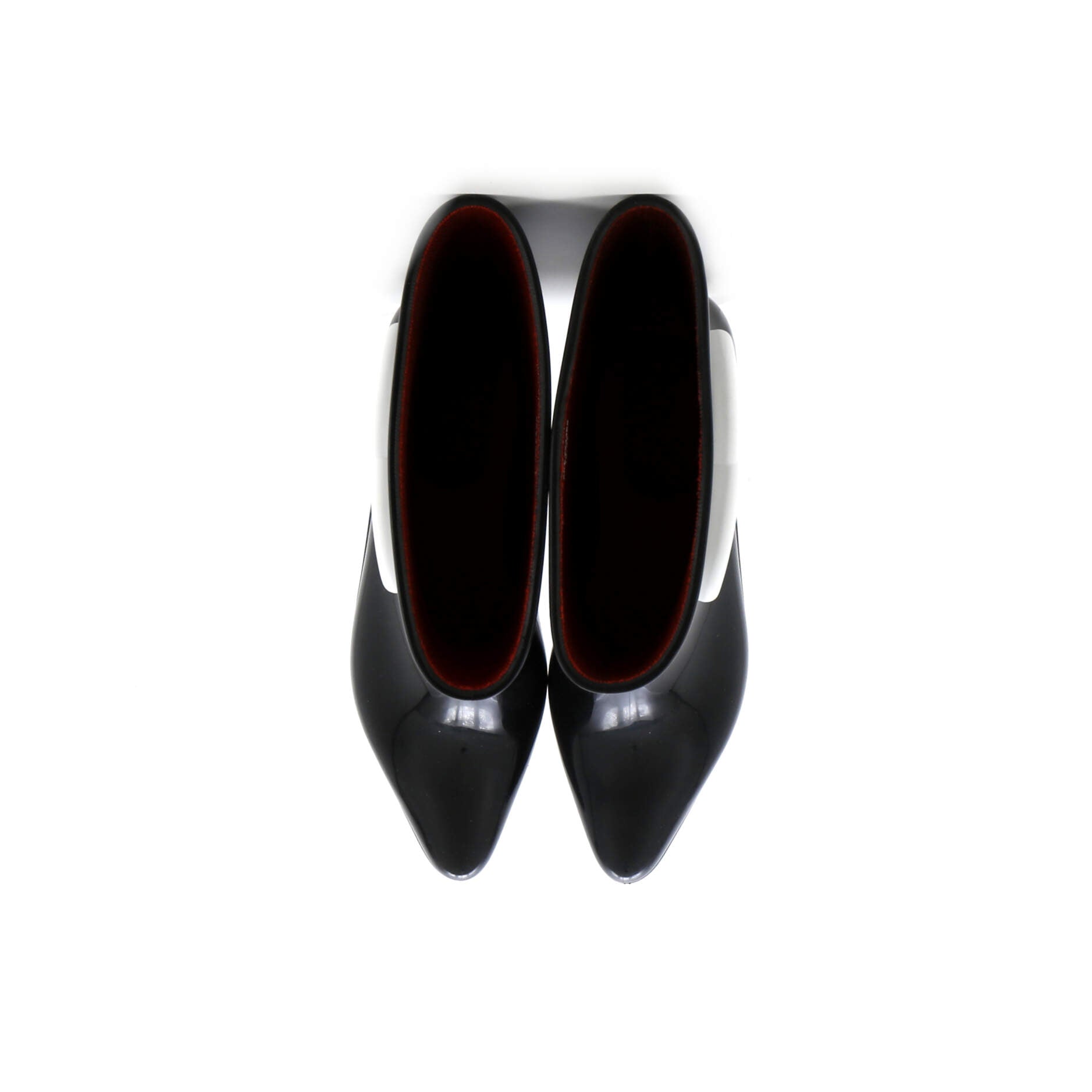 Women's Interlocking G Ankle Rain Boots Rubber