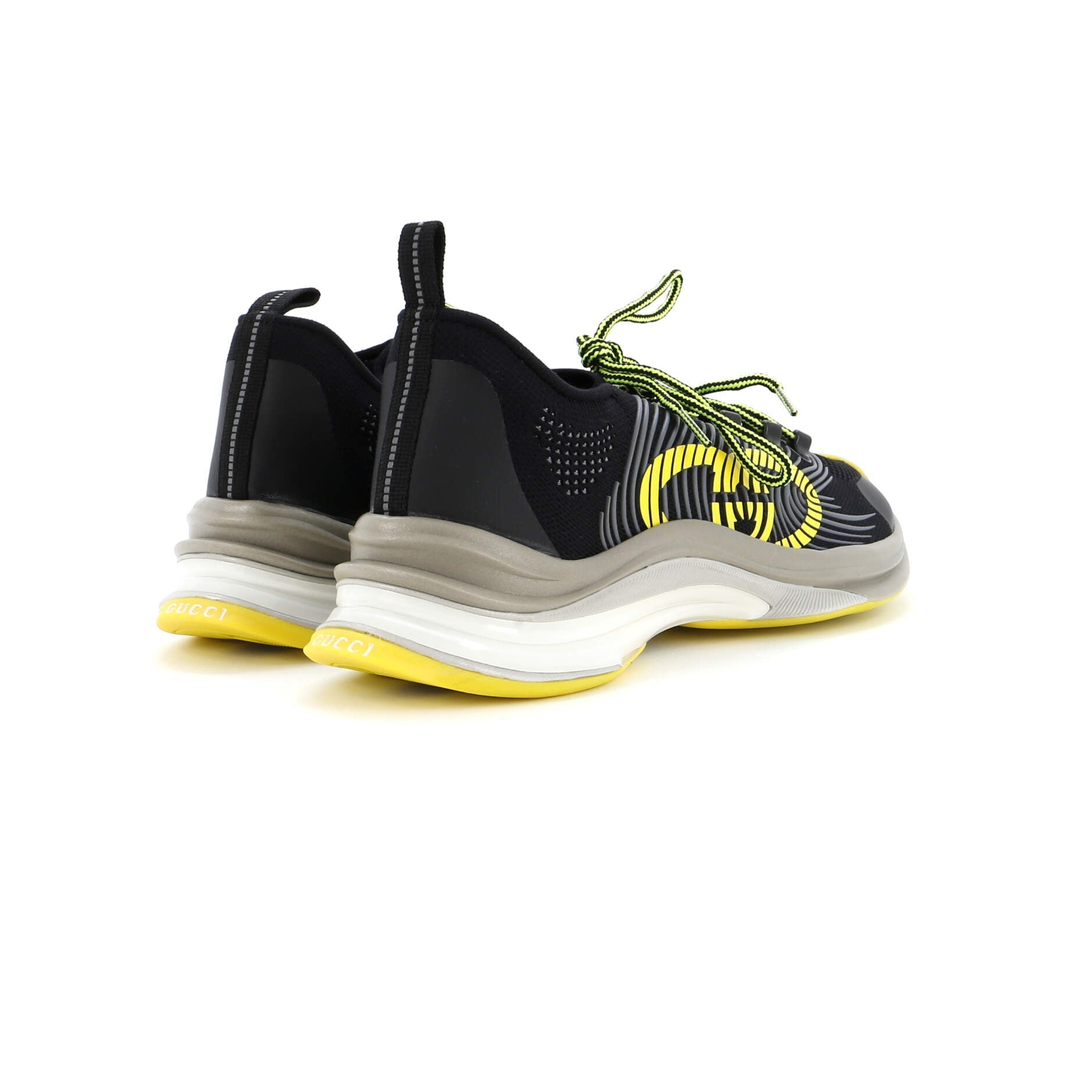 Men's Run Sneakers Embroidered Technical Fabric