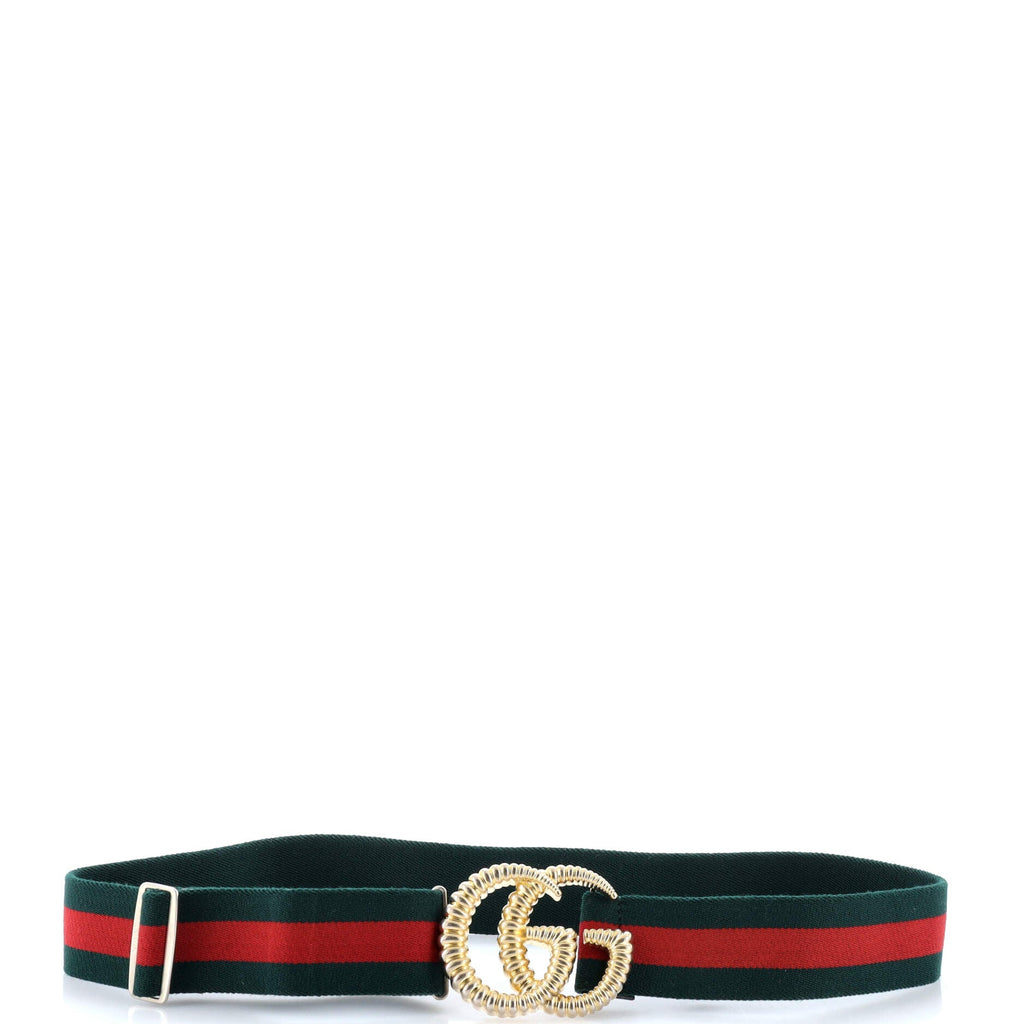 GG Torchon Web Belt Canvas Wide 90
