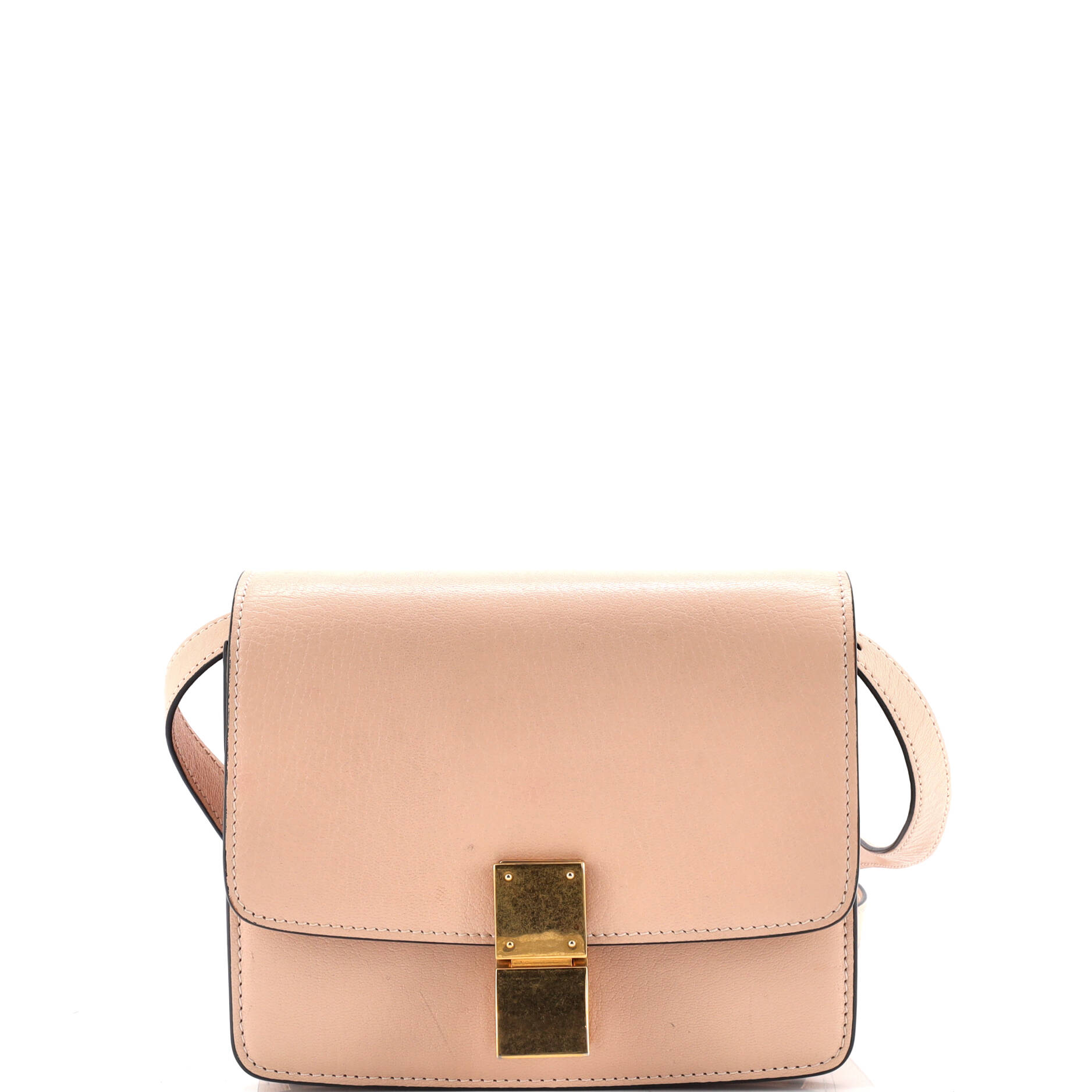 Classic Box Bag Grainy Leather Small