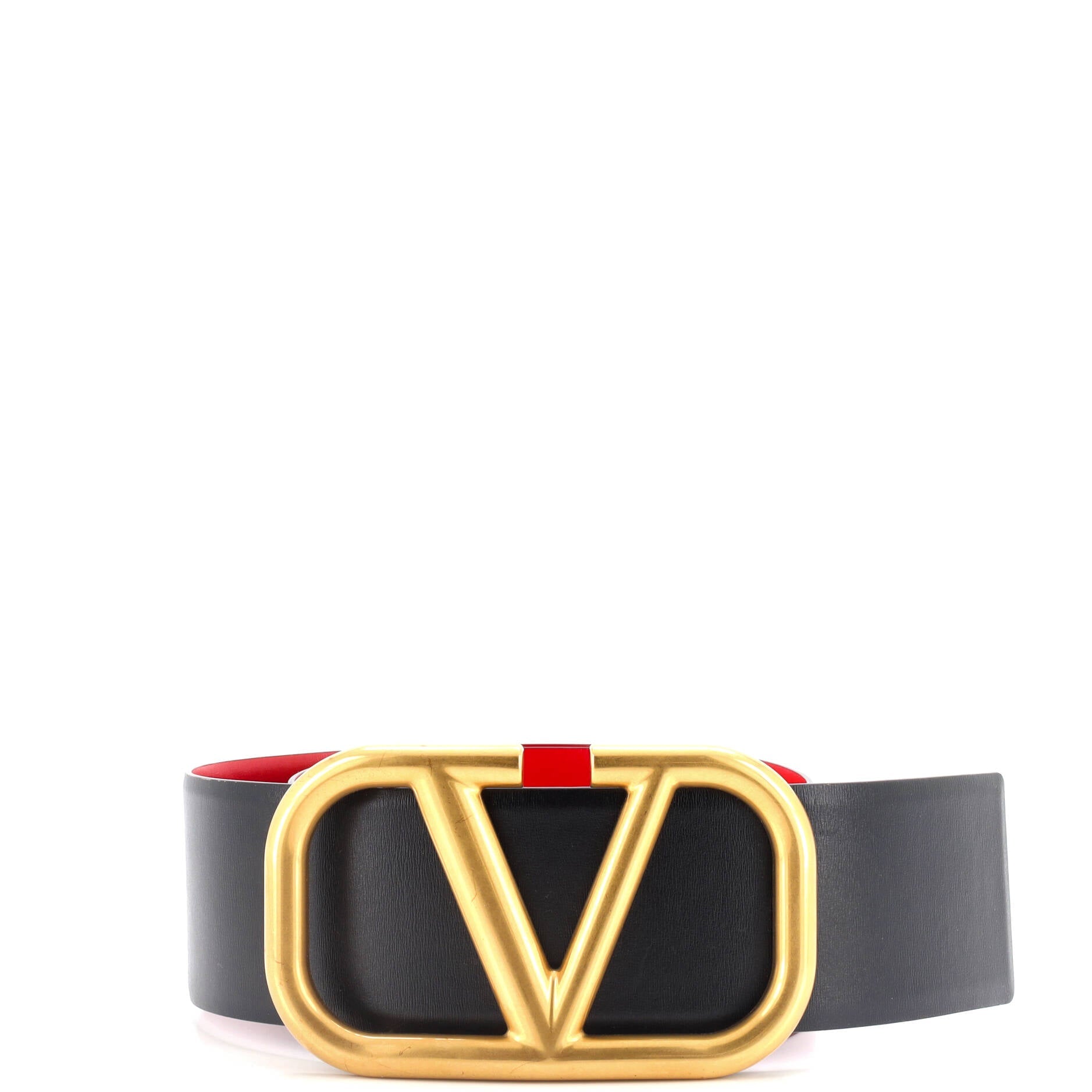 VLogo Belt Leather Extra Wide 75