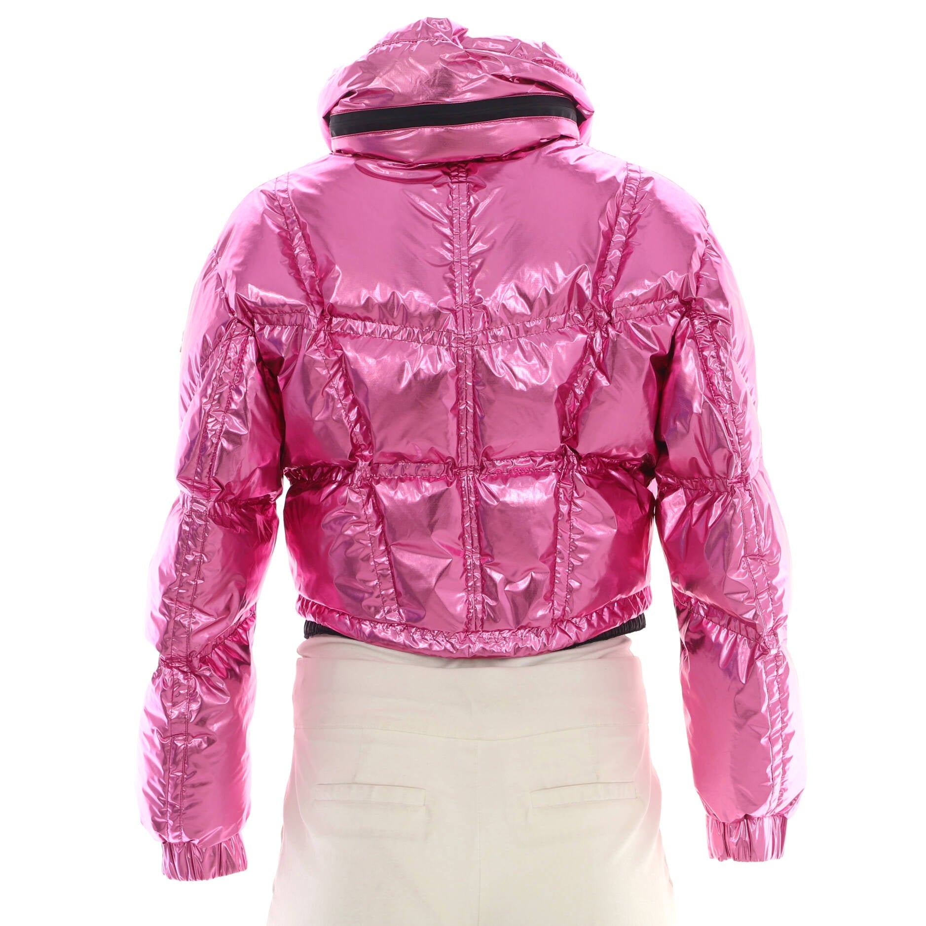 Women's Grenoble Valsorey Cropped Puffer Jacket Quilted Polyamide with Down