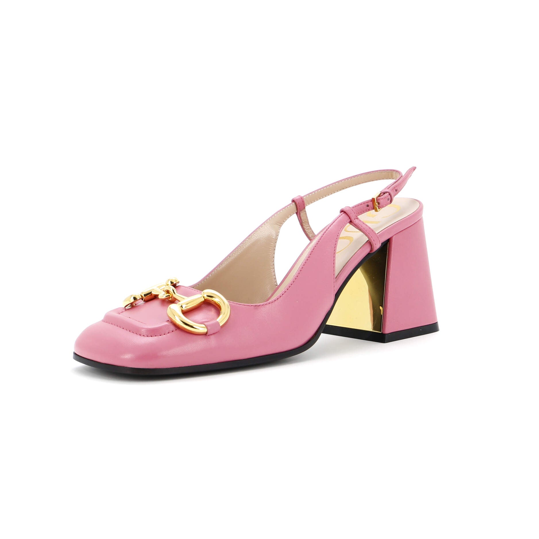 Women's Horsebit Slingback Pumps Leather