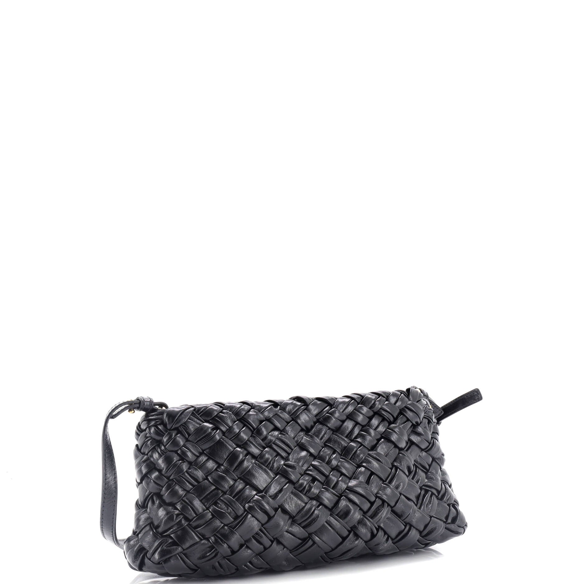 Kalimero Cha-Cha Shoulder Bag Intrecciato Leather
