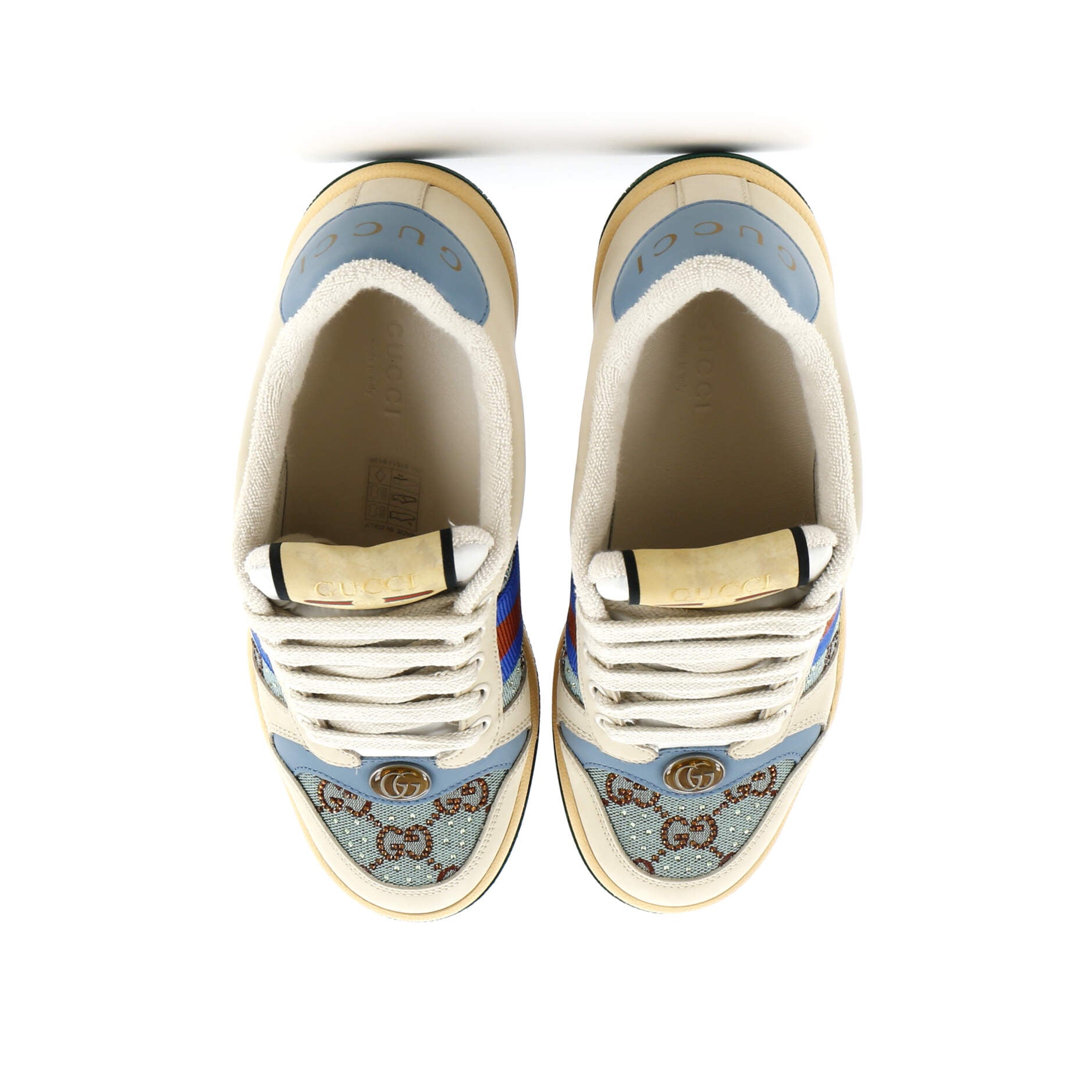 Screener Sneakers GG Canvas with Crystals