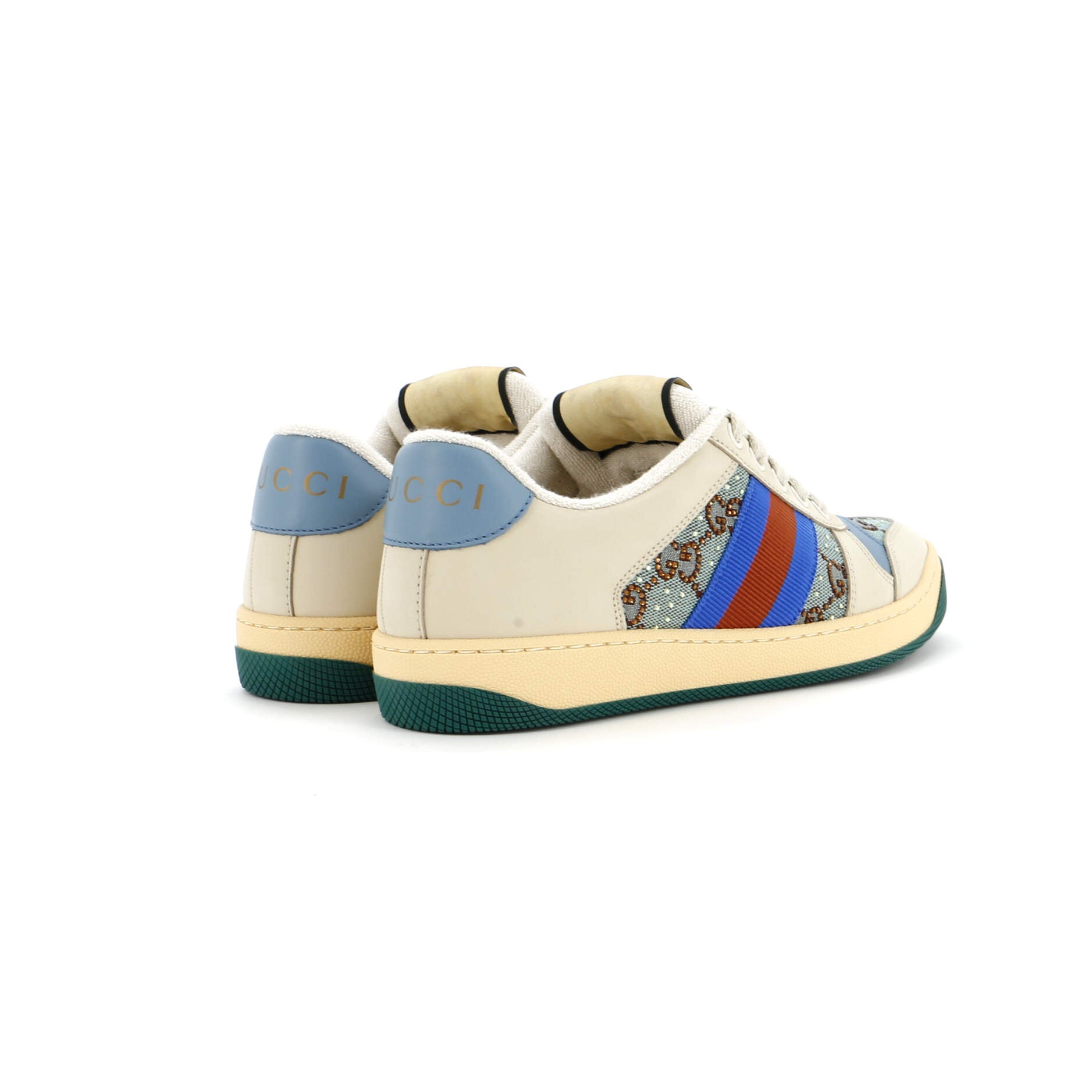 Screener Sneakers GG Canvas with Crystals