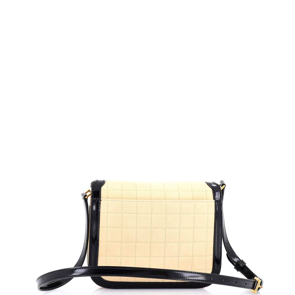 Solferino Bag Quilted Suede Medium