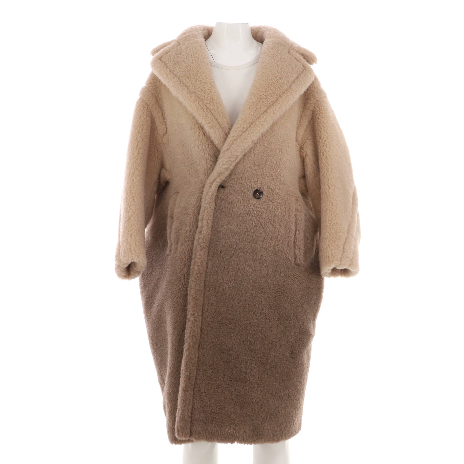 Women's Teddy Bear Icon Coat Alpaca Blend